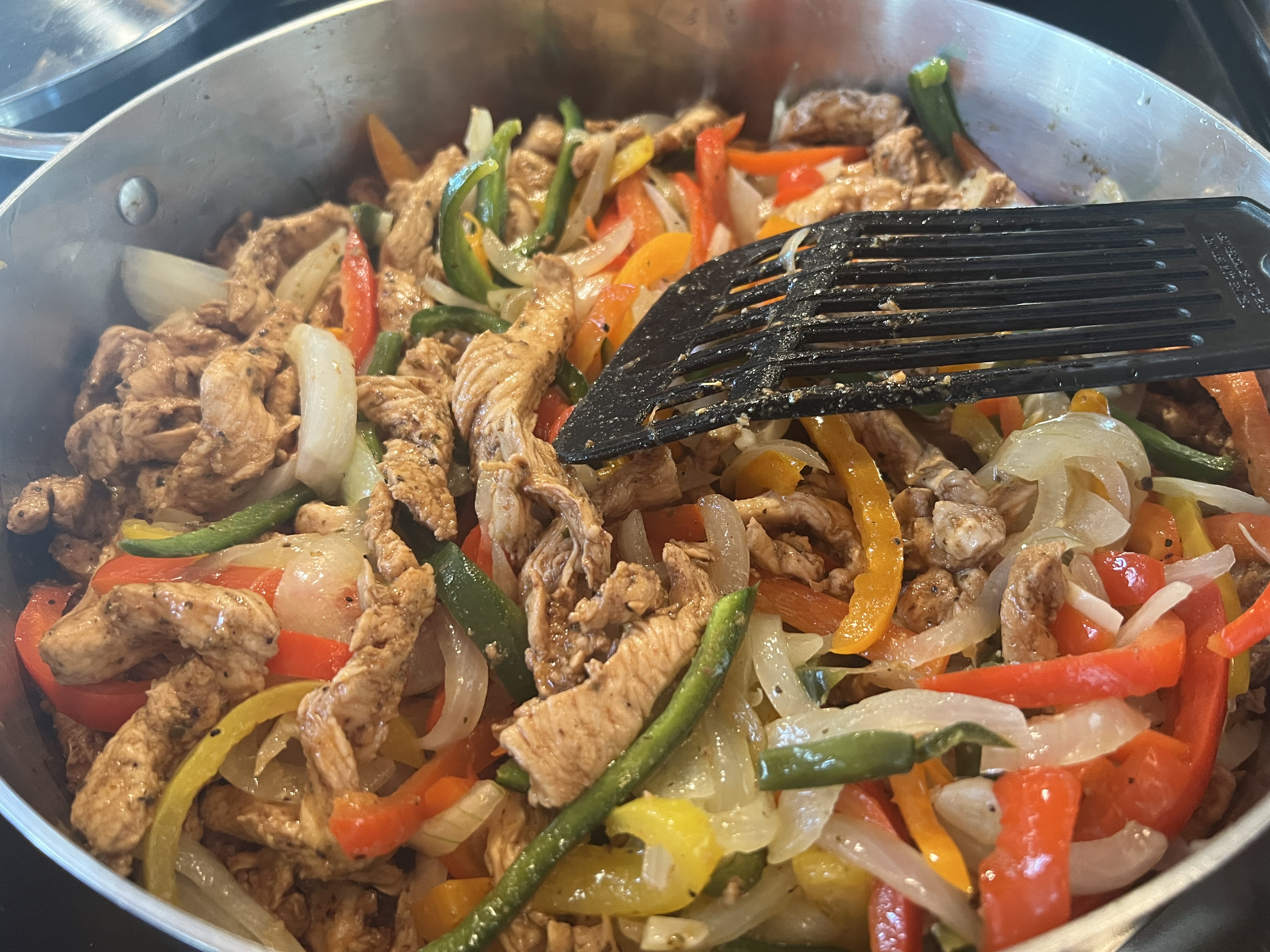 Chicken Fajita Stuffed Puff Pastry 