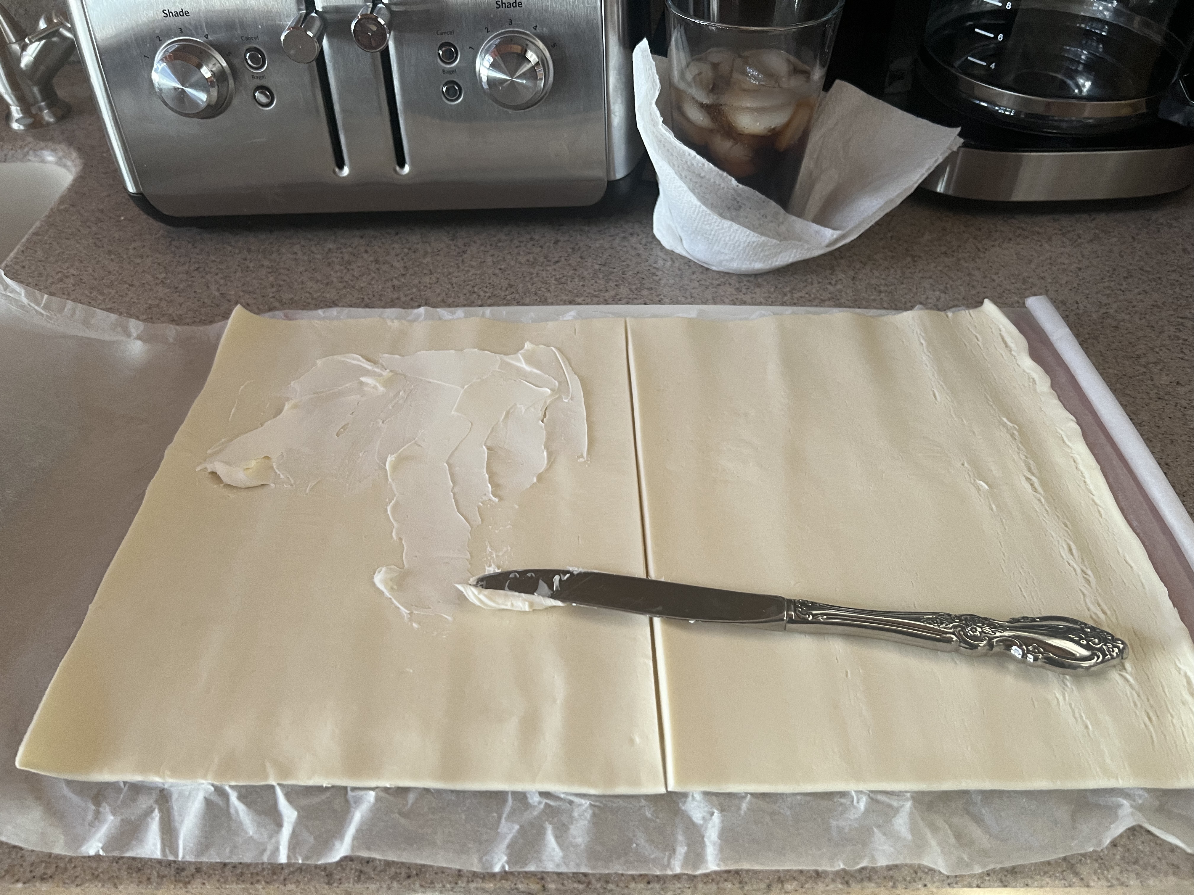 Chicken Fajita Stuffed Puff Pastry 