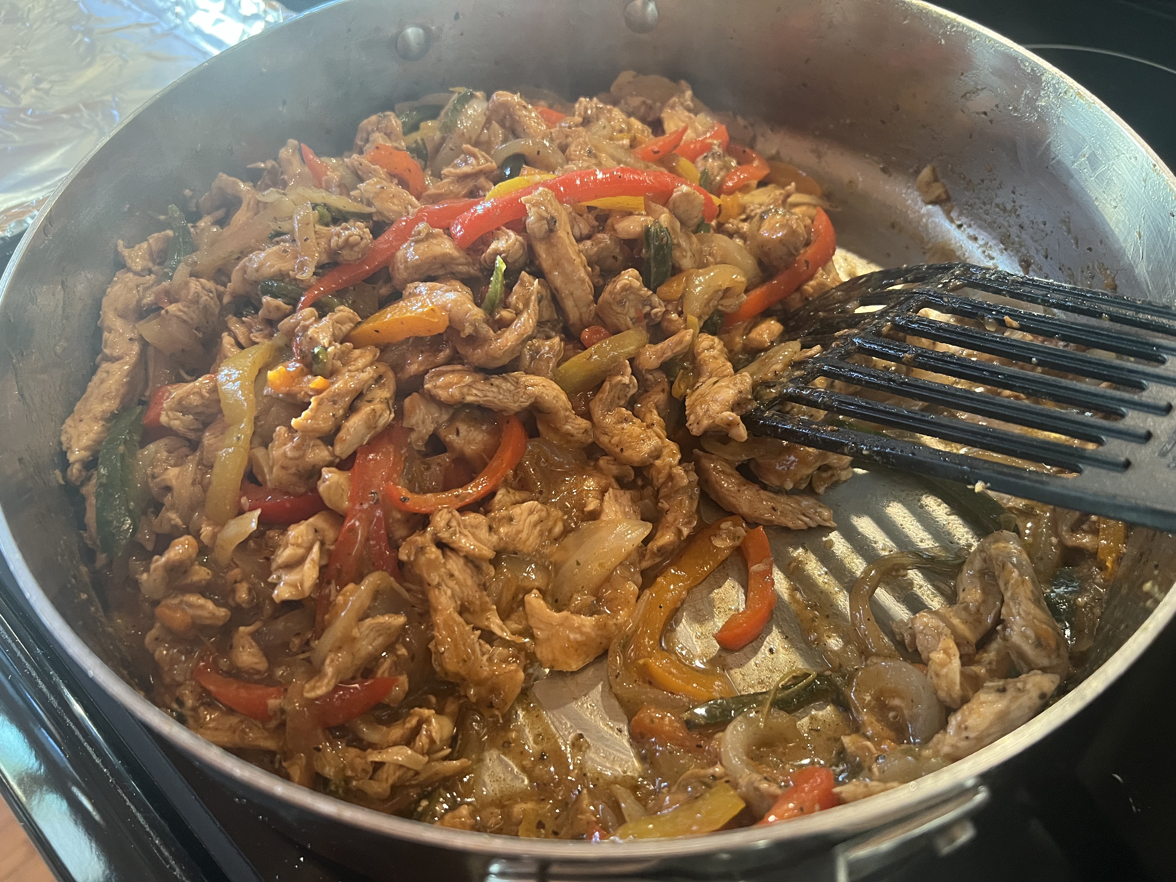Chicken Fajita Stuffed Puff Pastry 
