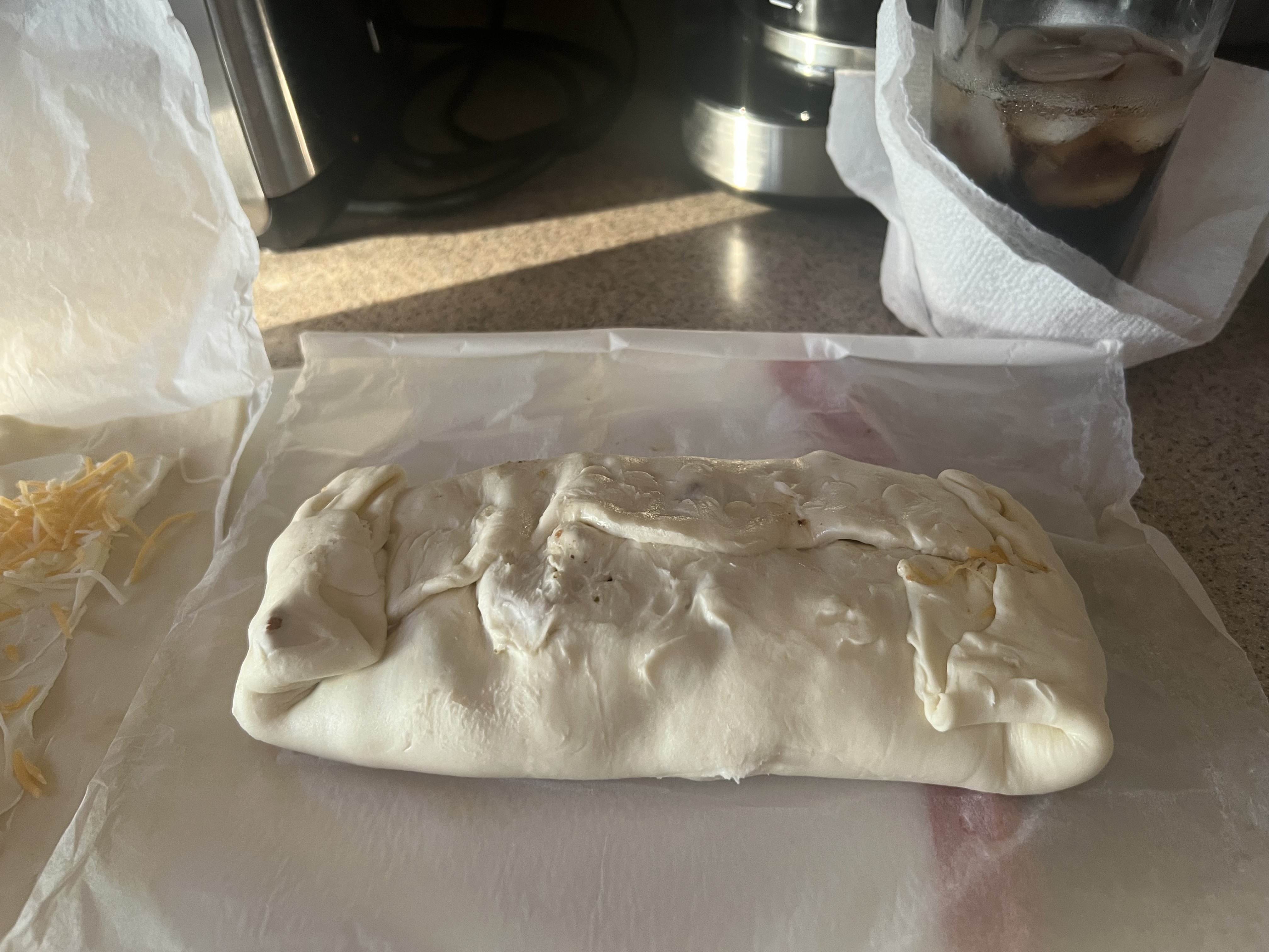 Chicken Fajita Stuffed Puff Pastry 