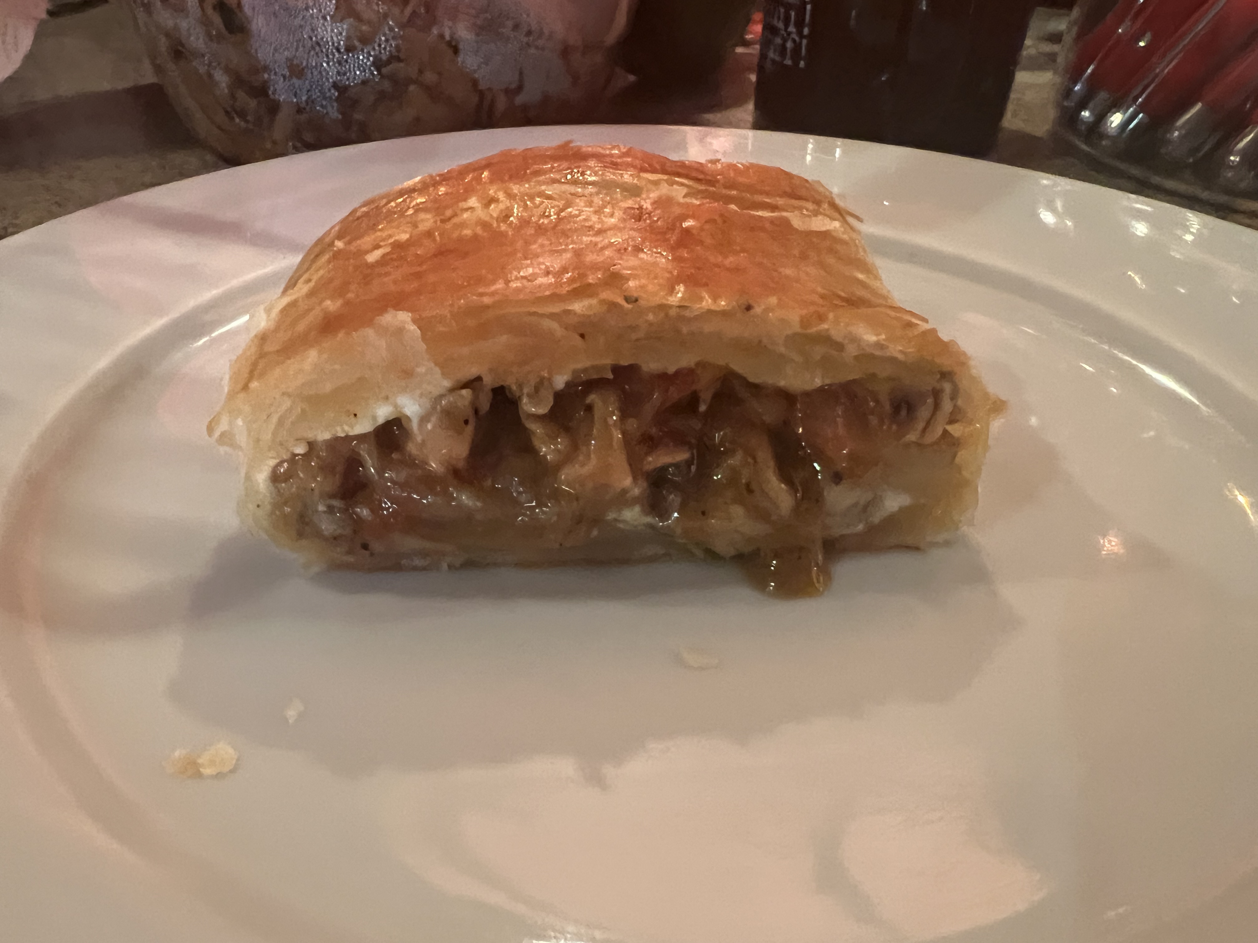 Chicken Fajita Stuffed Puff Pastry 