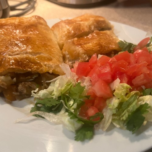 Chicken Fajita Stuffed Puff Pastry