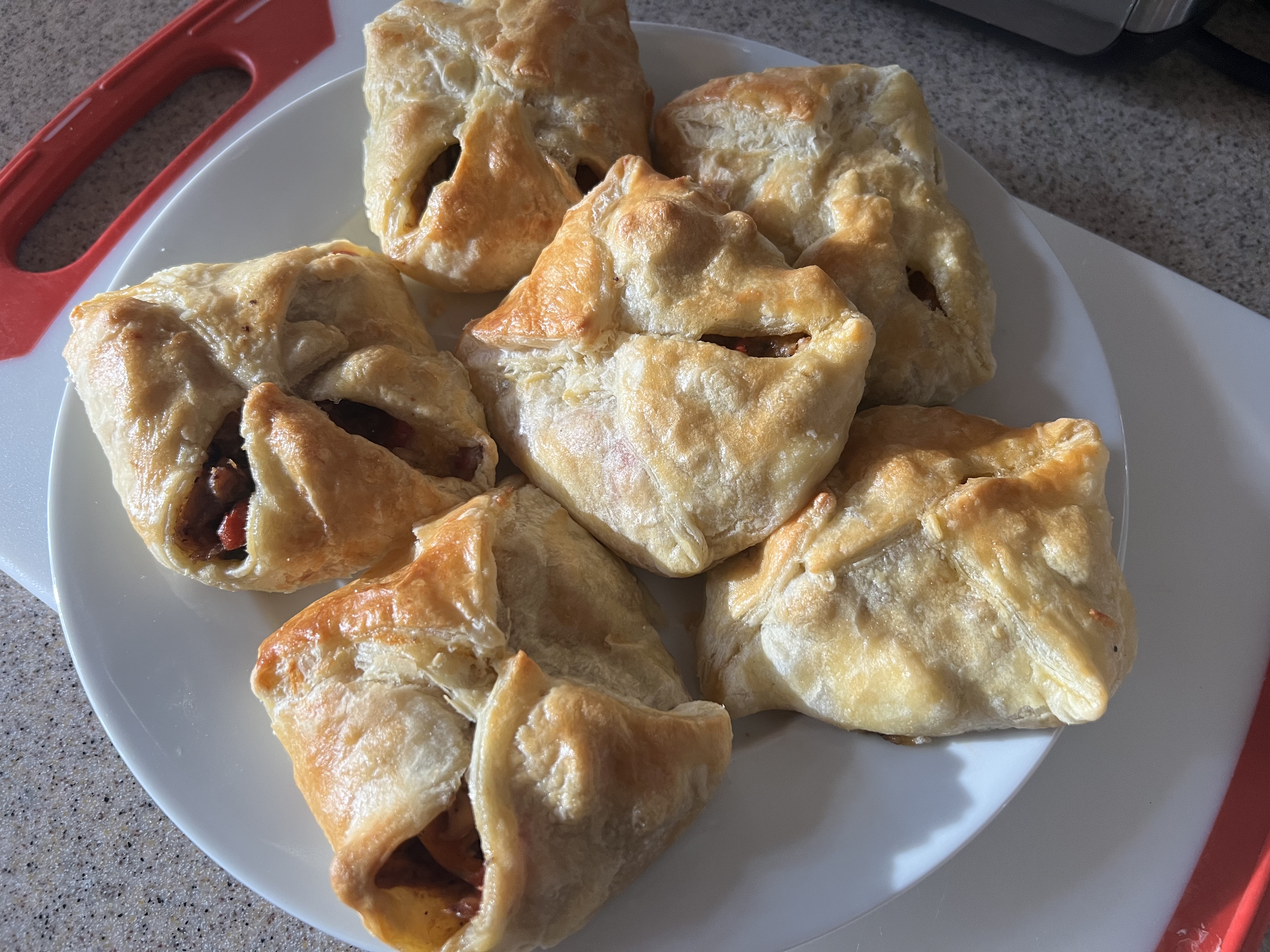 Fajita Stuffed Puff Pastry