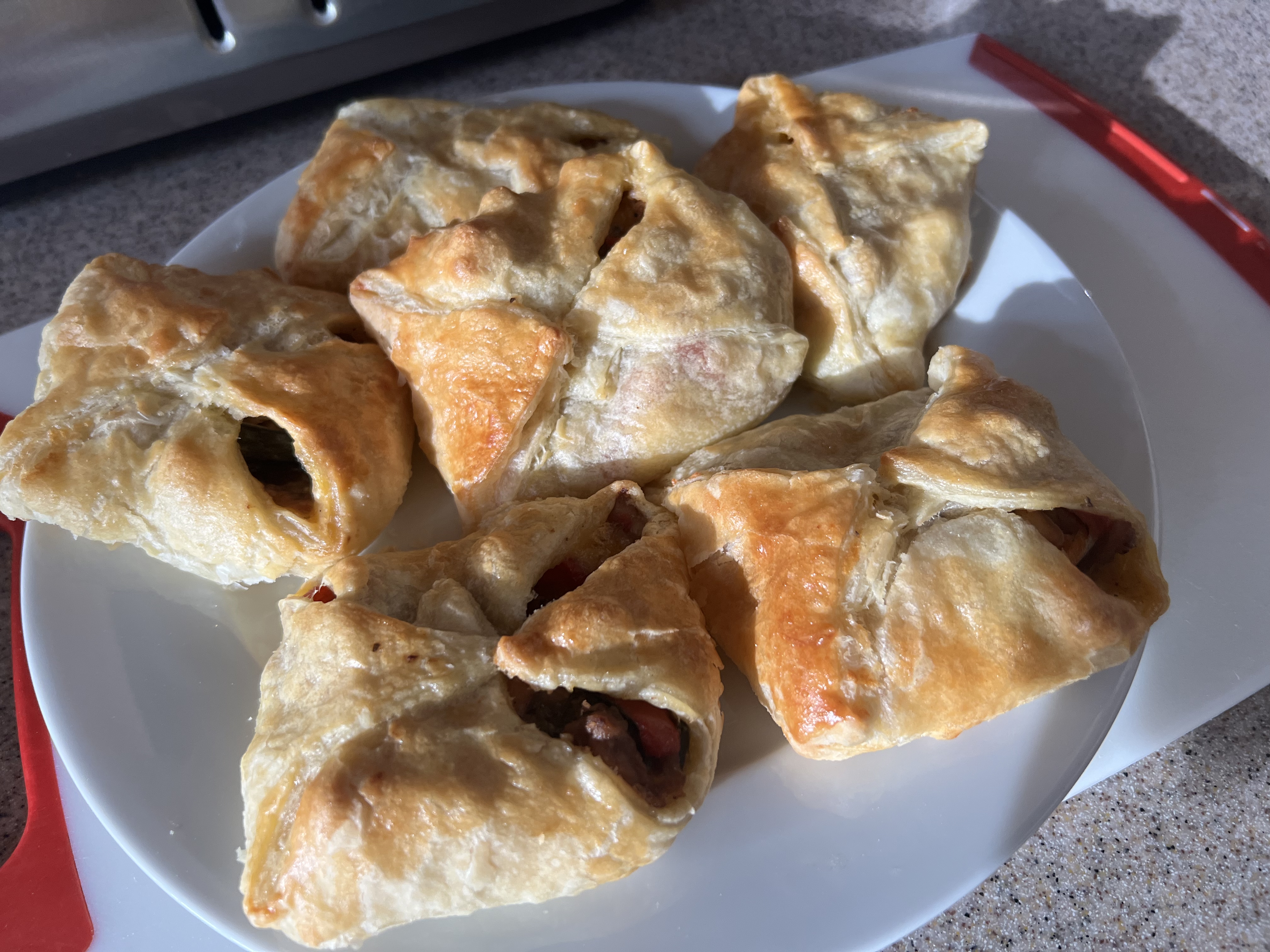 Fajita Stuffed Puff Pastry