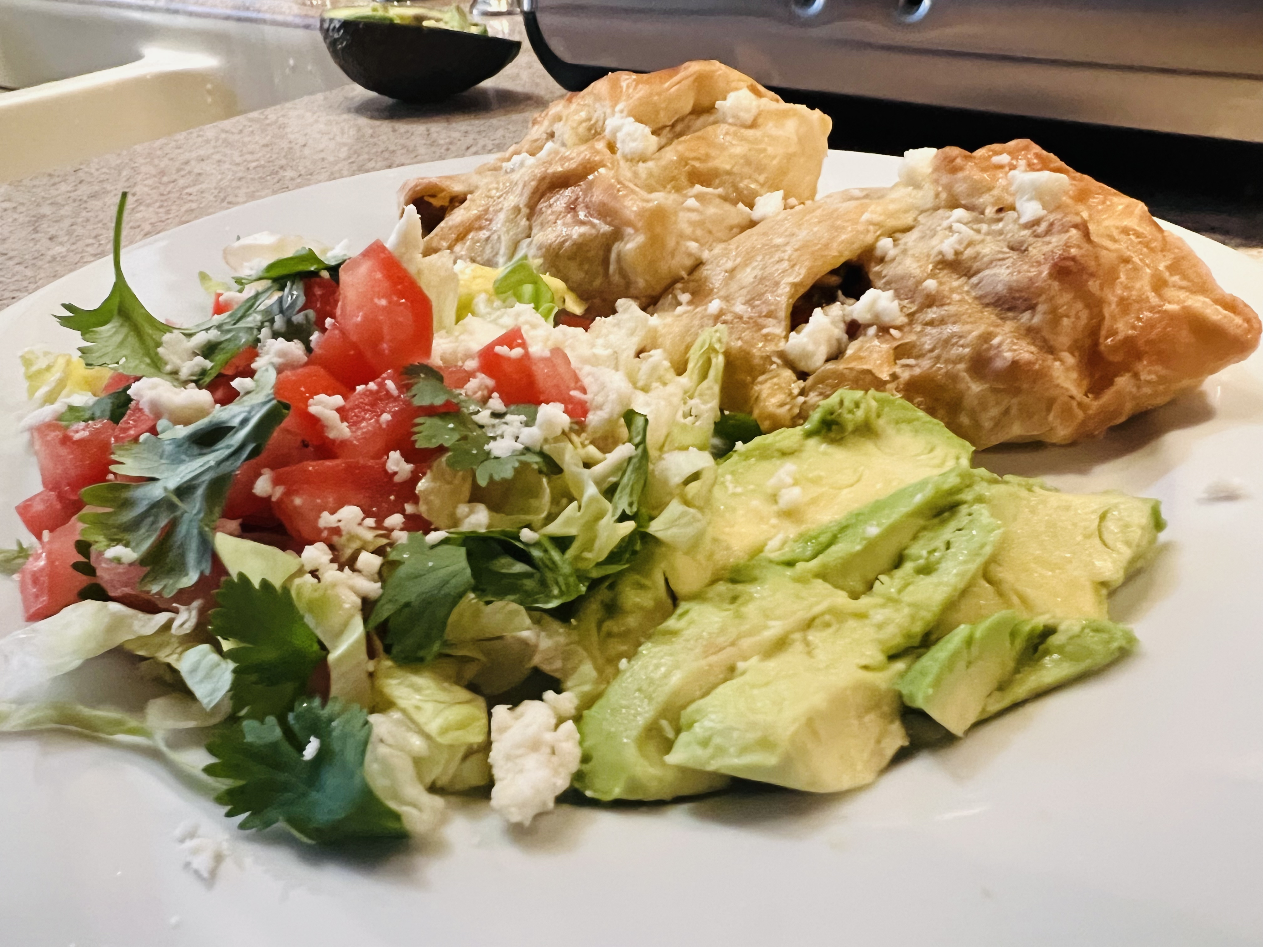 Mini Fajita Stuffed Puff Pastry