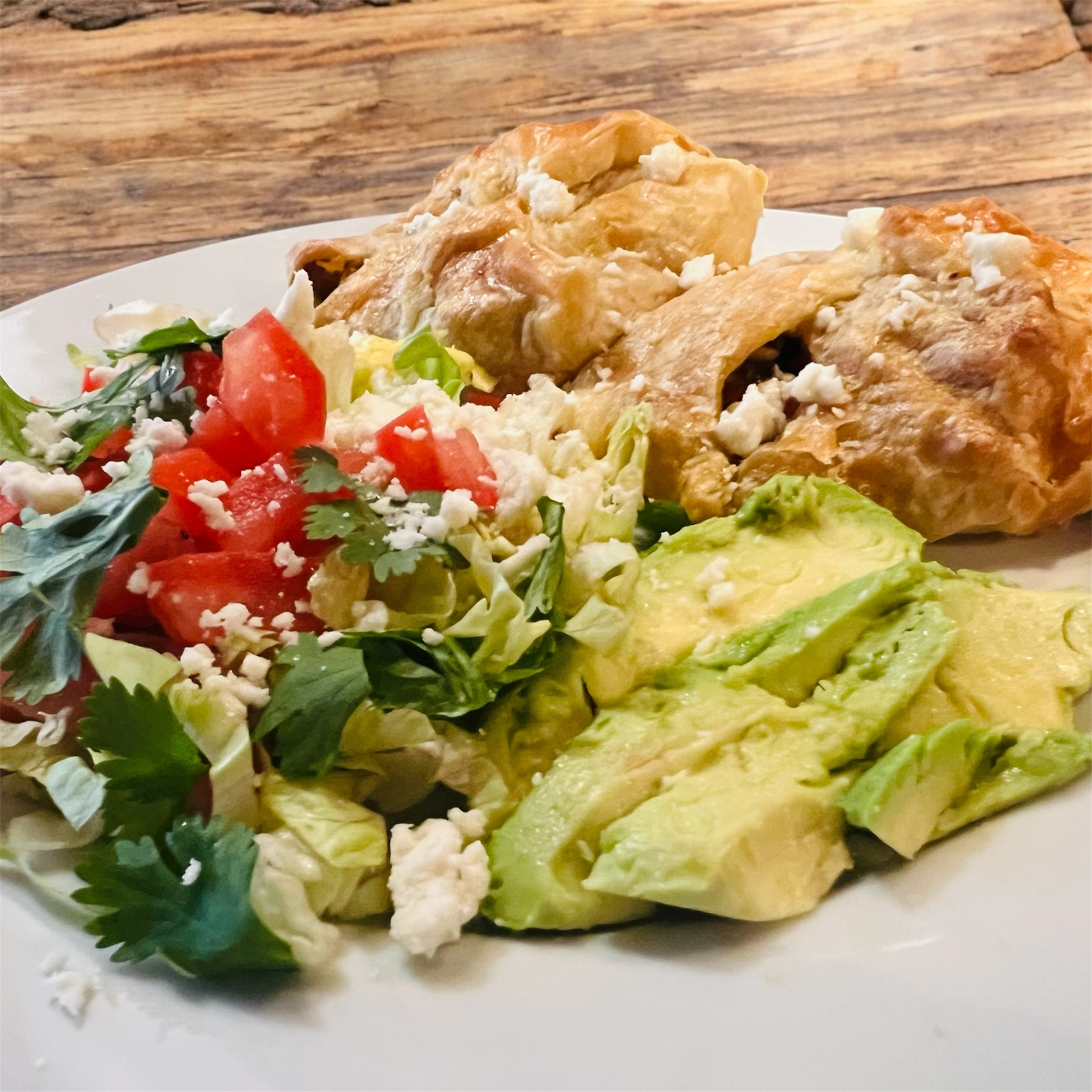 Chicken Fajita Stuffed Puff Pastry