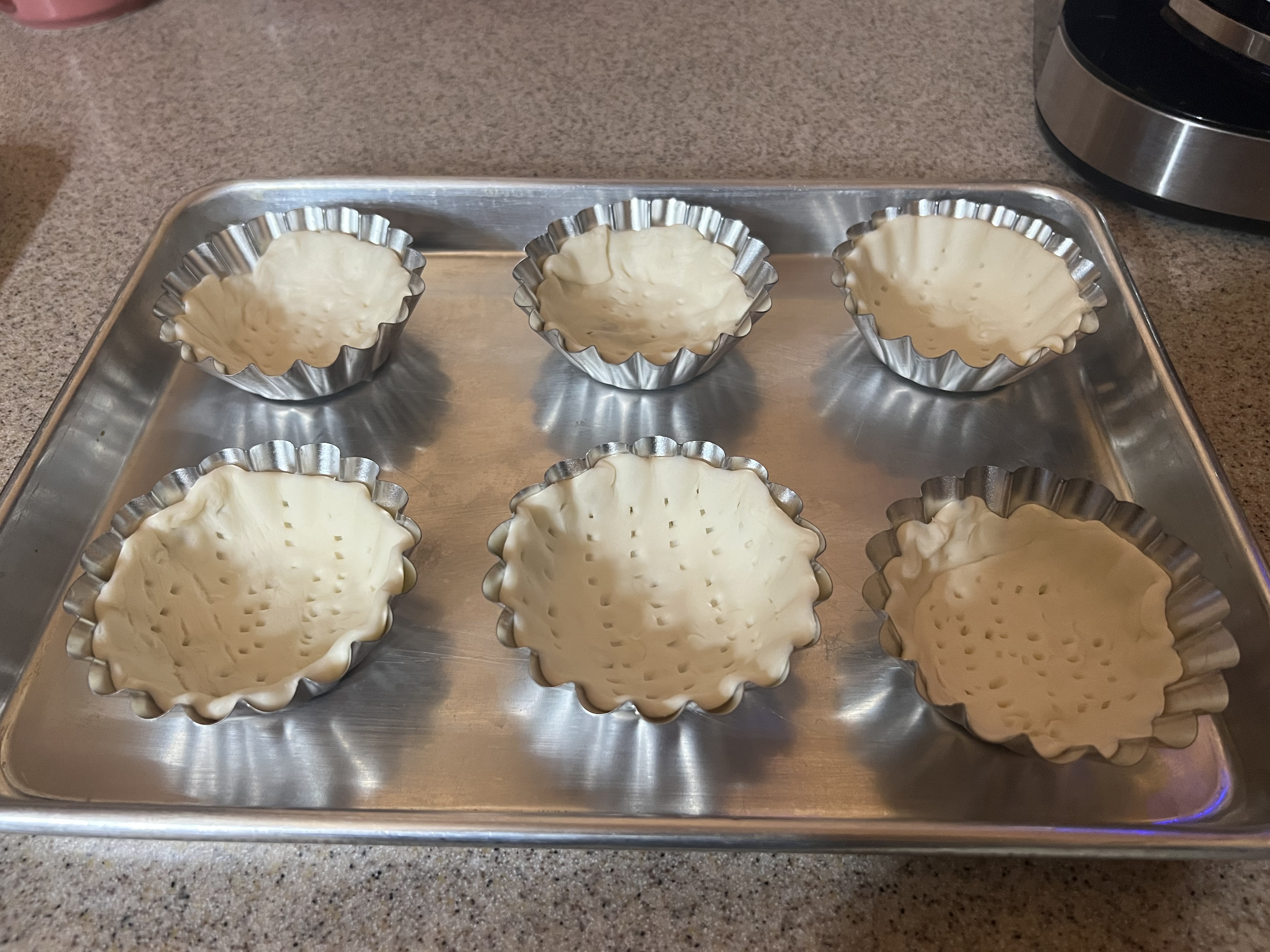 Mini Cannoli Cream Tarts