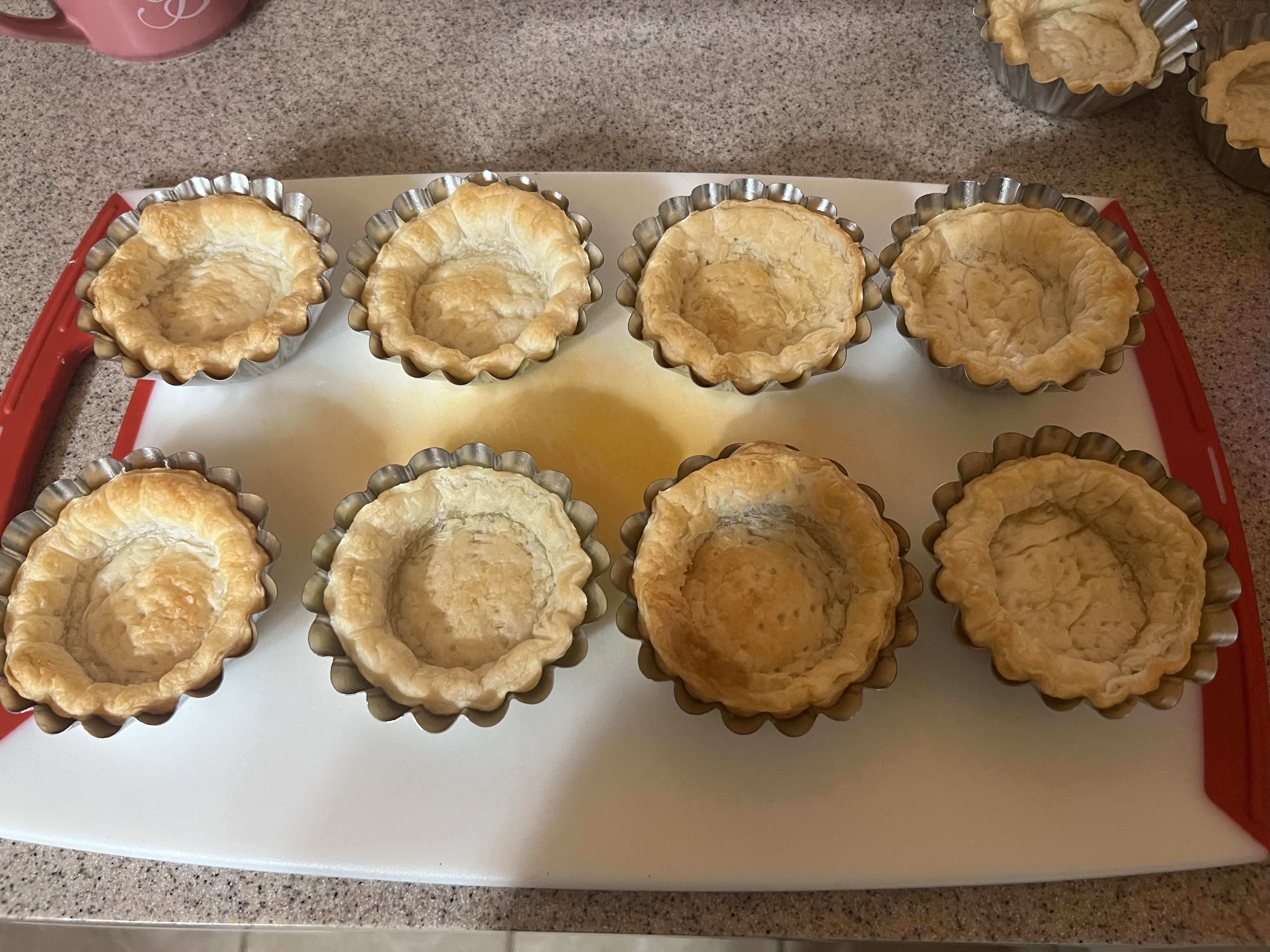 Mini Cannoli Cream Tarts