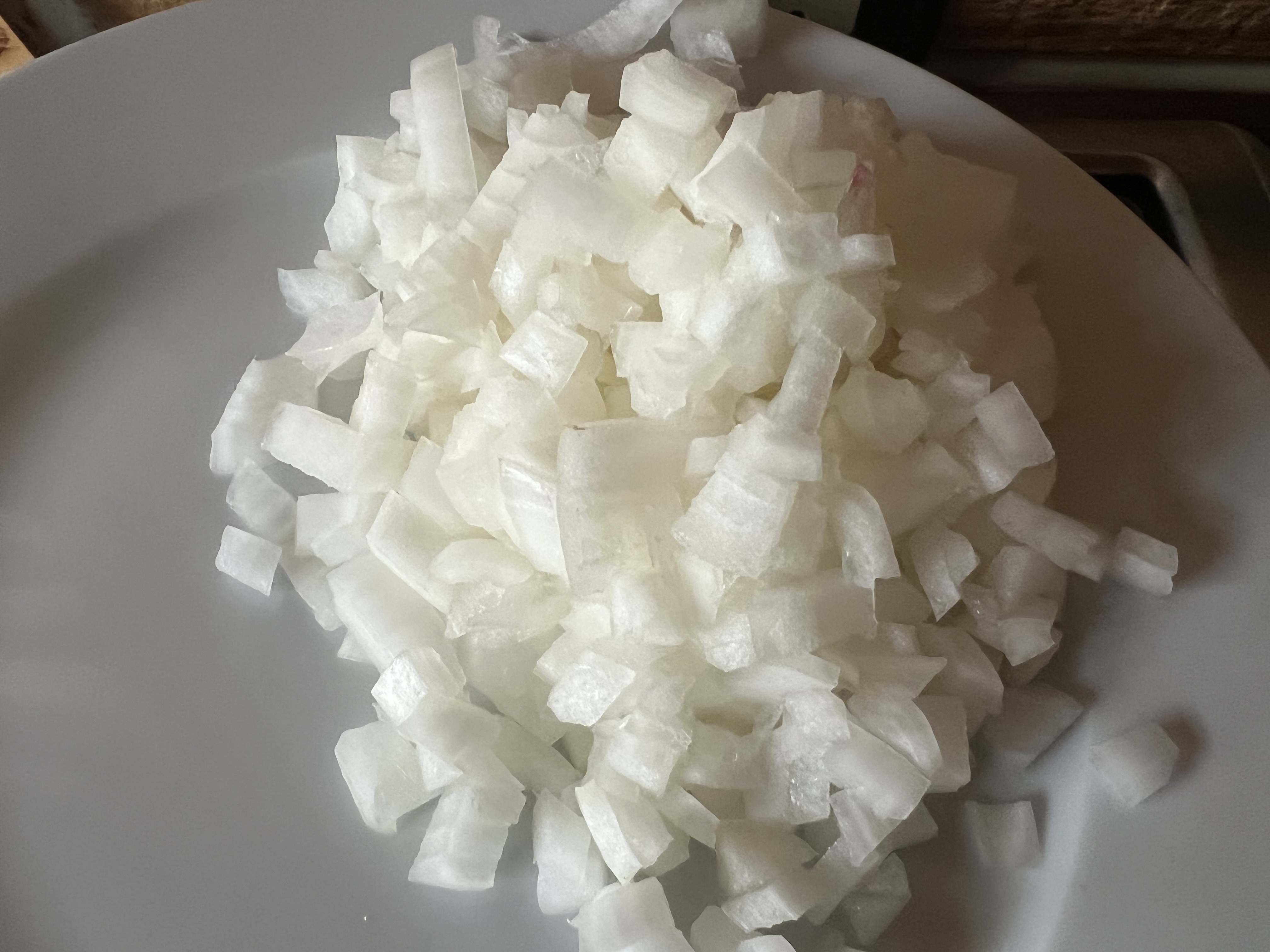 Diced onion