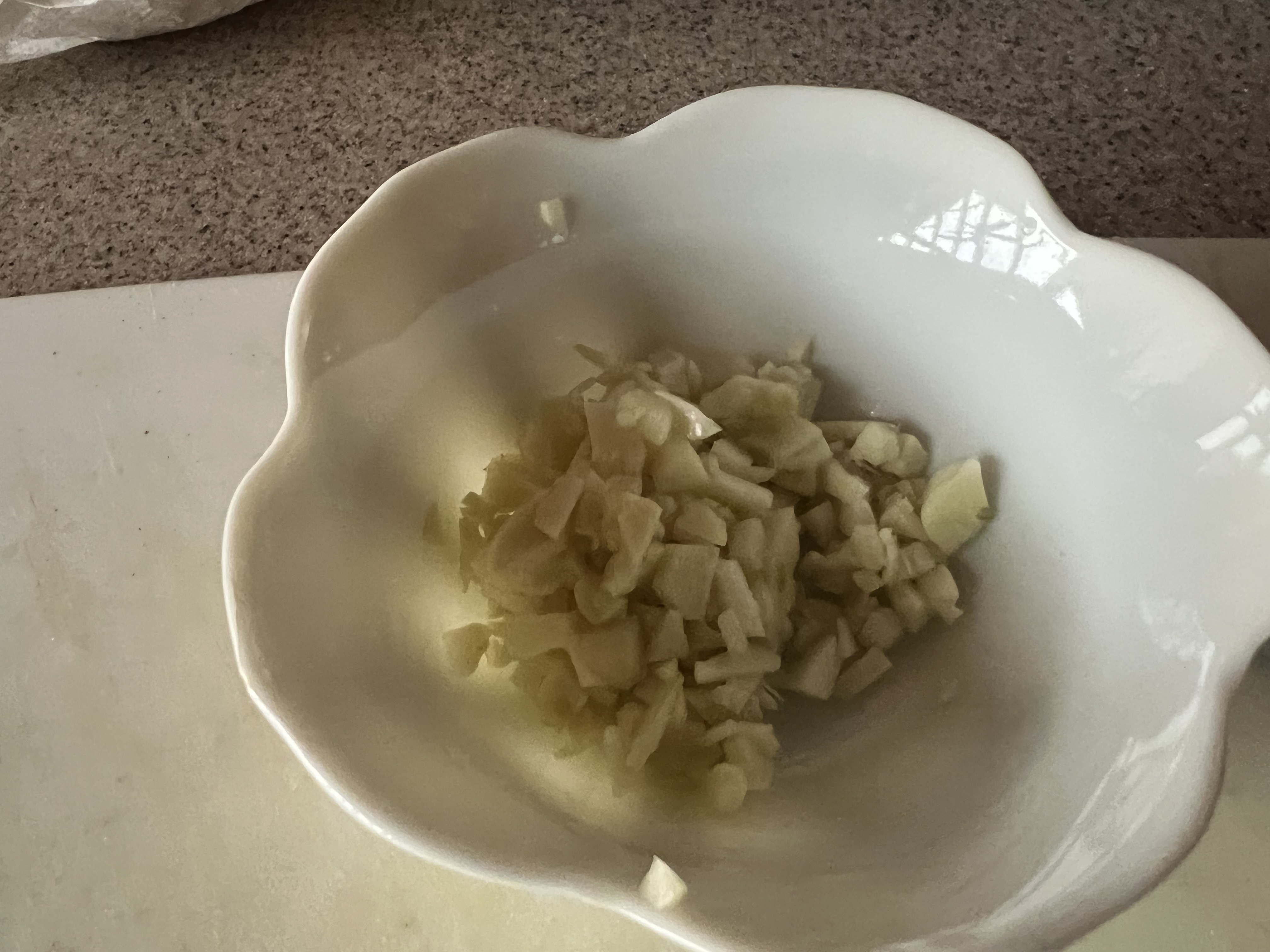 Minced garlic