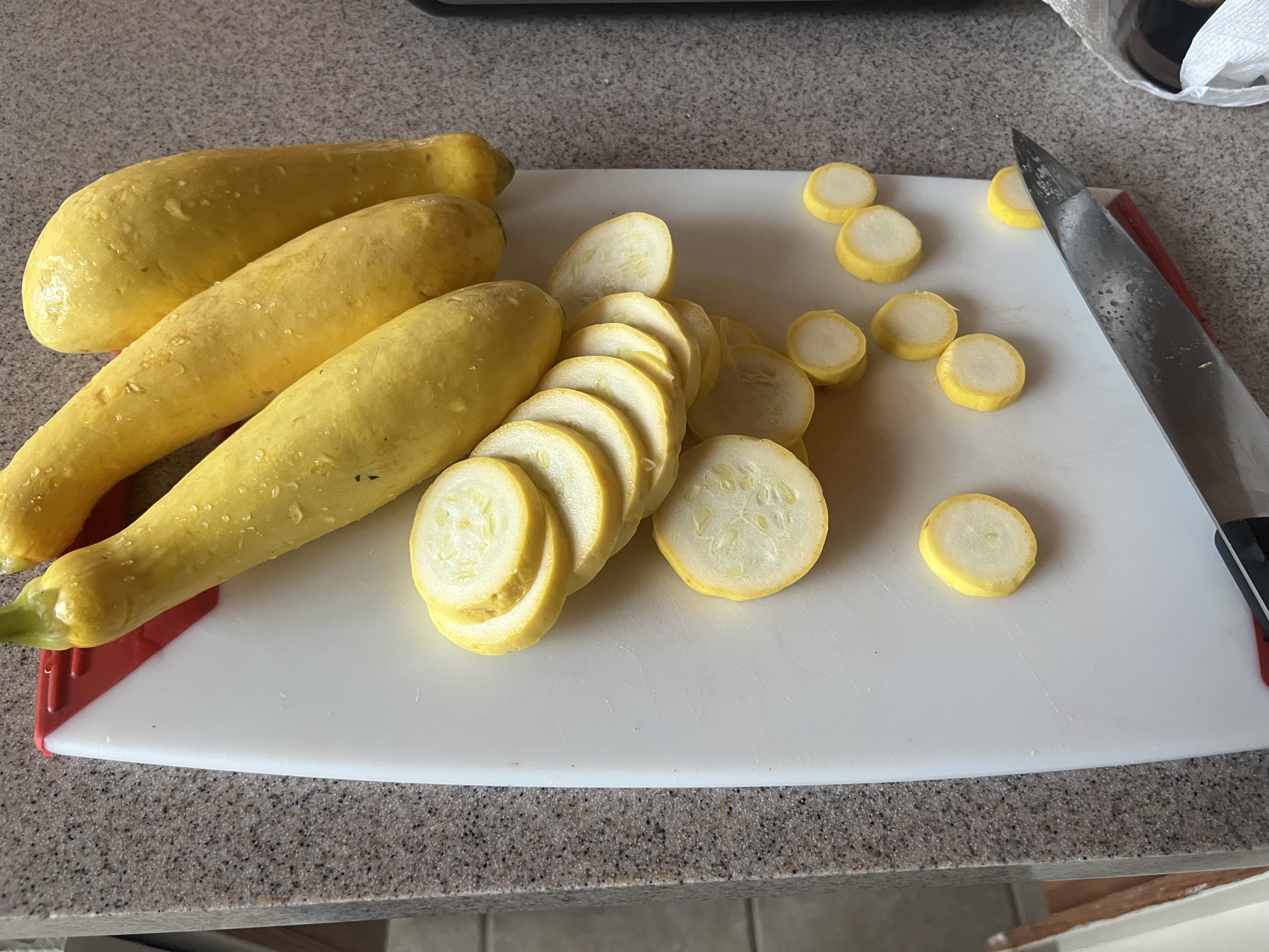 Summer Squash With Smoked Sausage Casserole