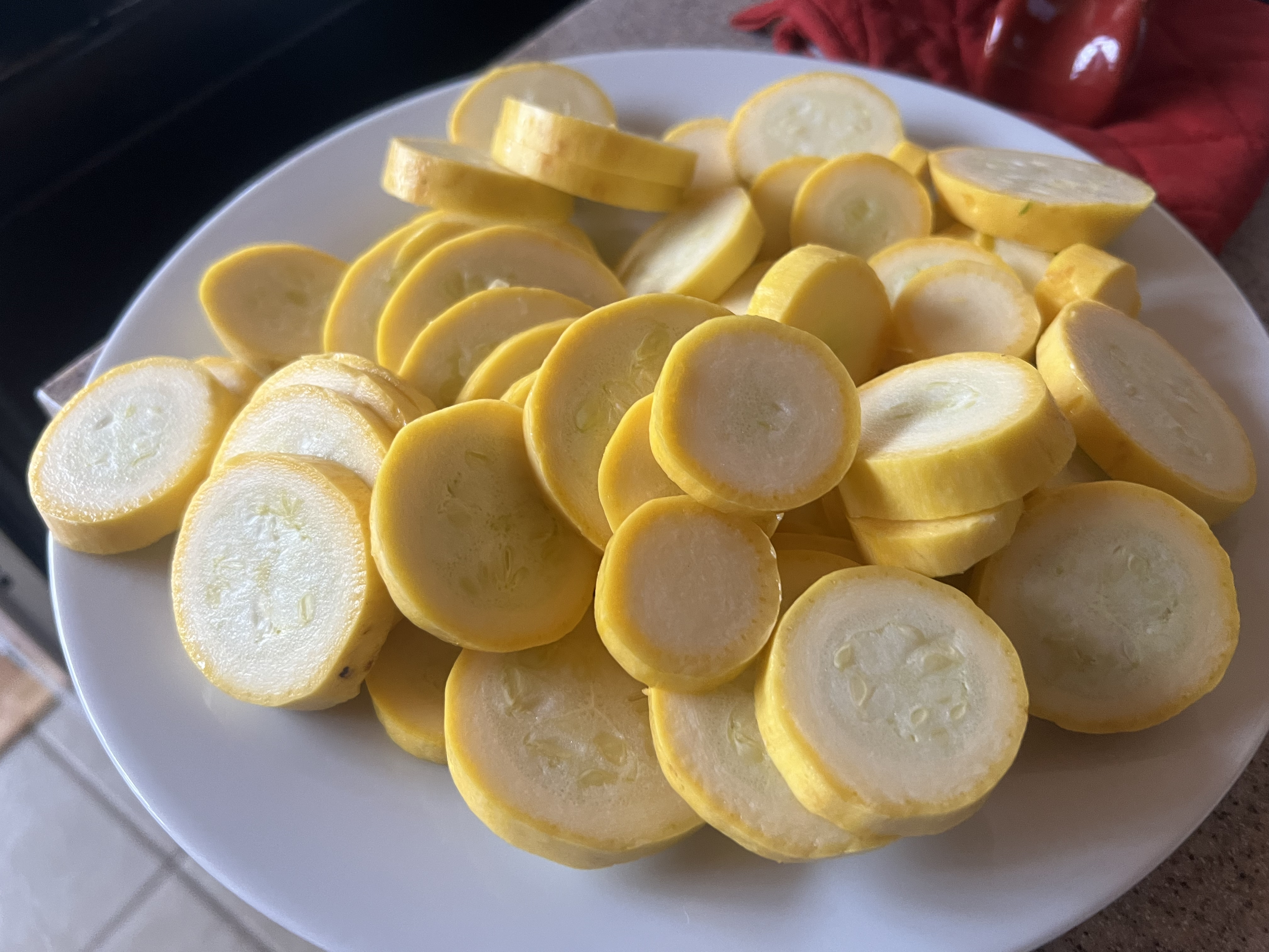 Summer Squash With Smoked Sausage Casserole