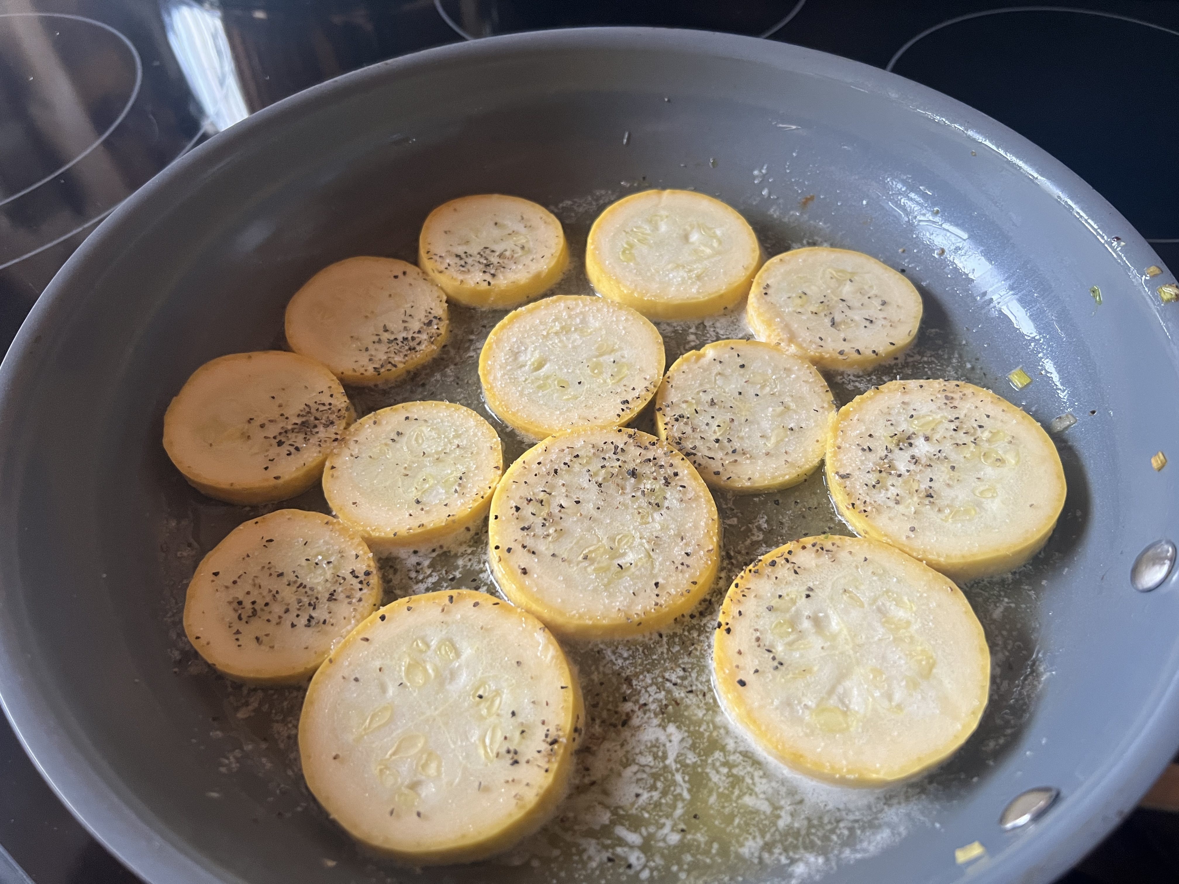 Summer Squash With Smoked Sausage Casserole