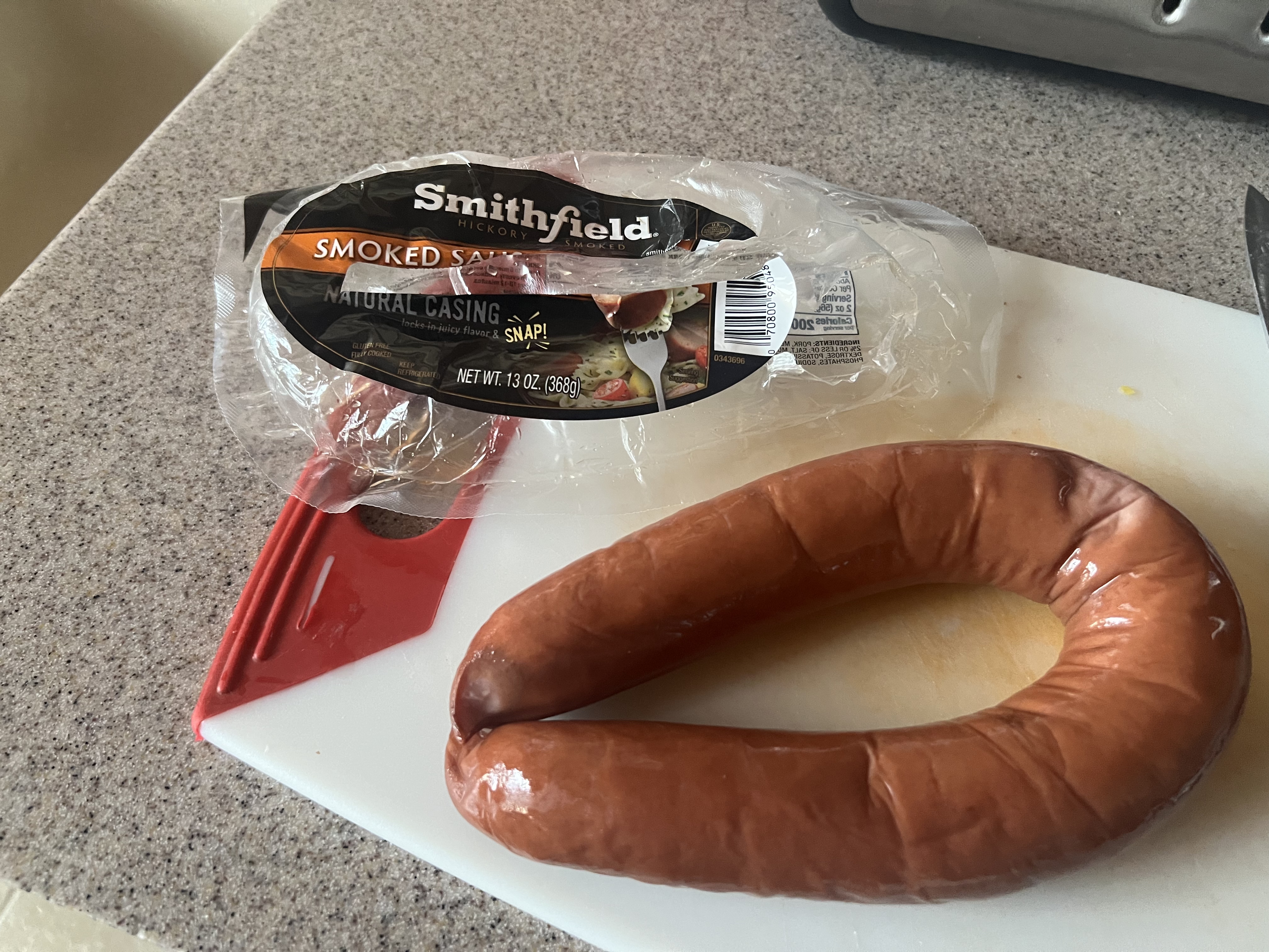 Summer Squash With Smoked Sausage Casserole