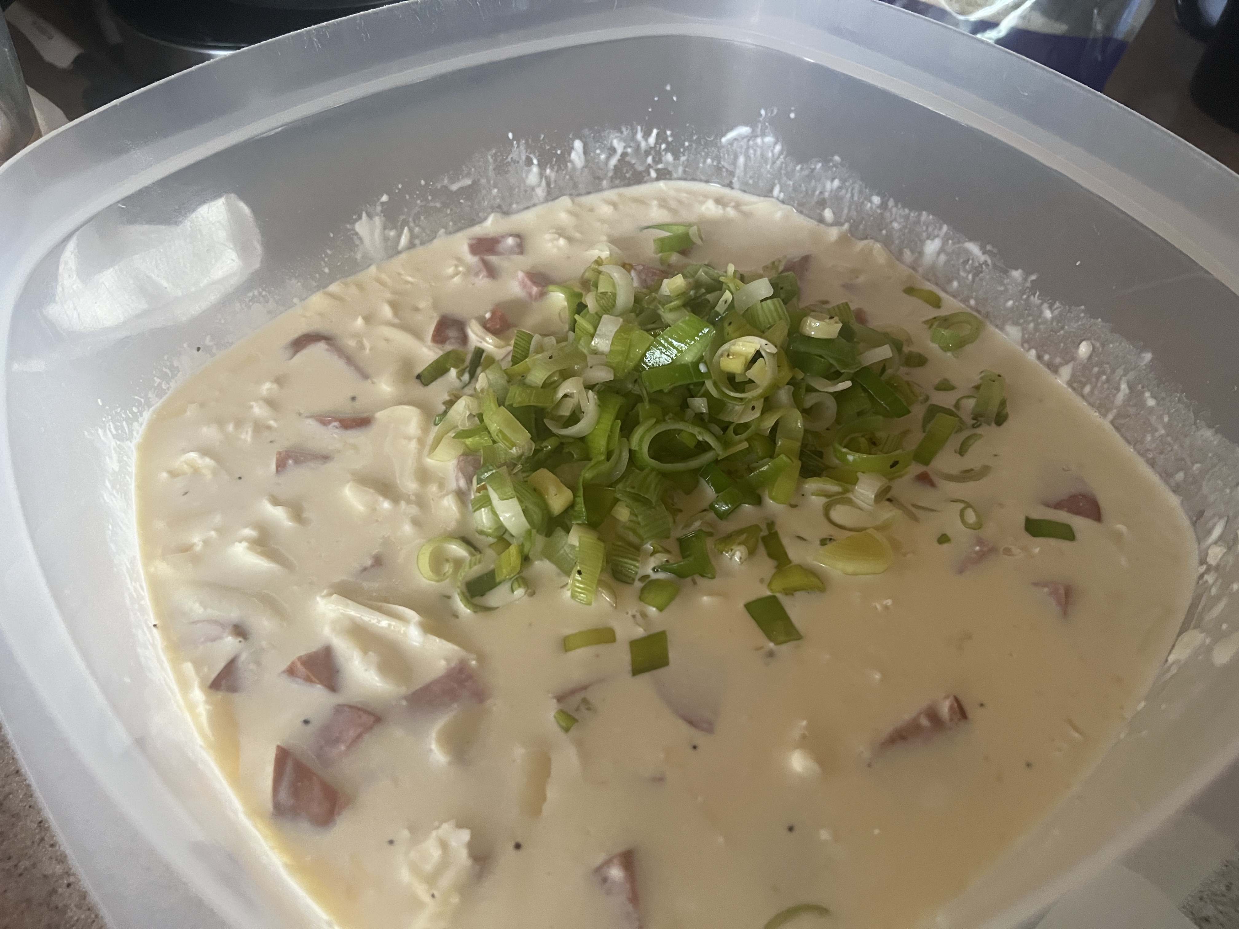 Summer Squash With Smoked Sausage Casserole