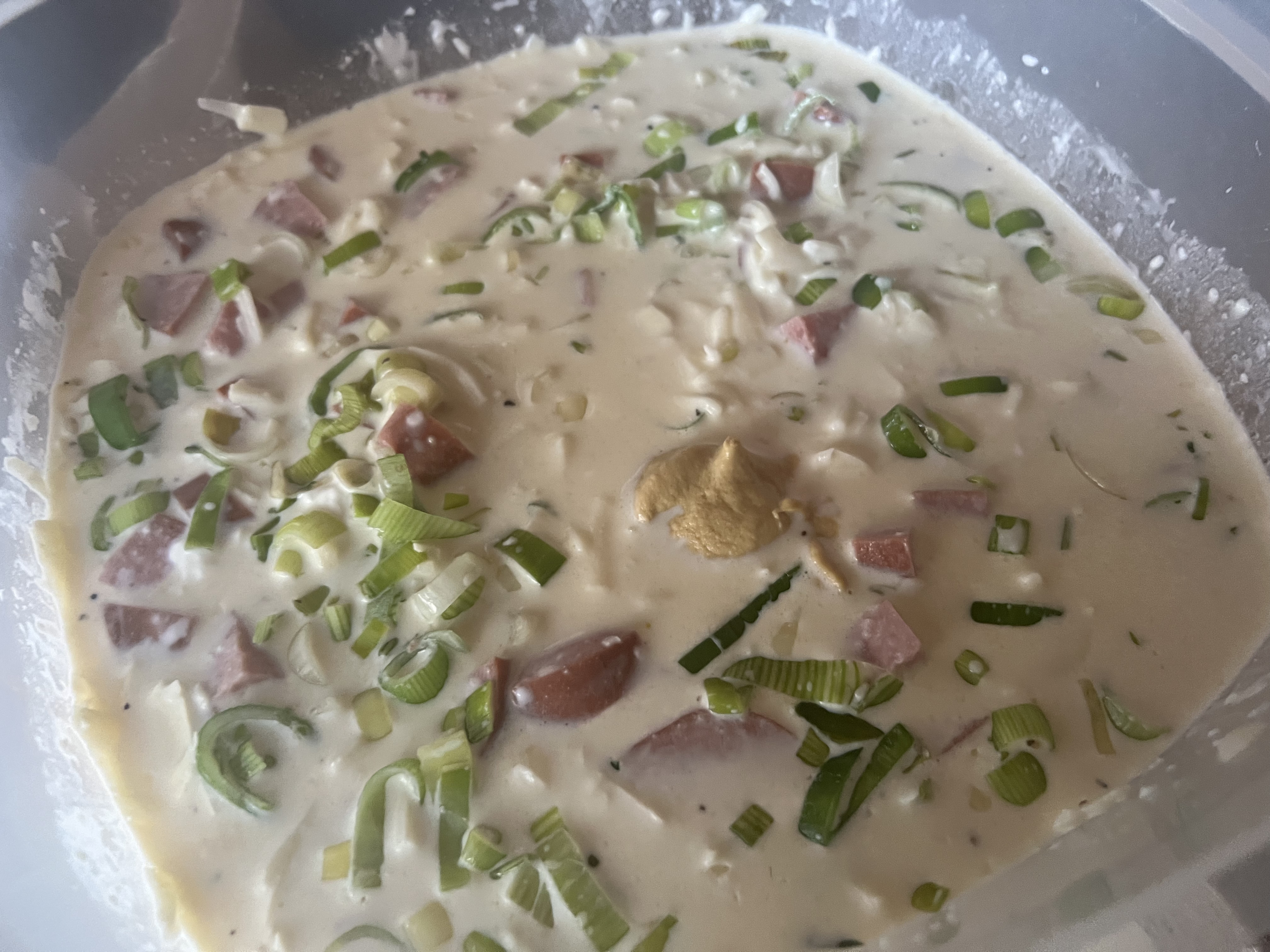 Summer Squash With Smoked Sausage Casserole