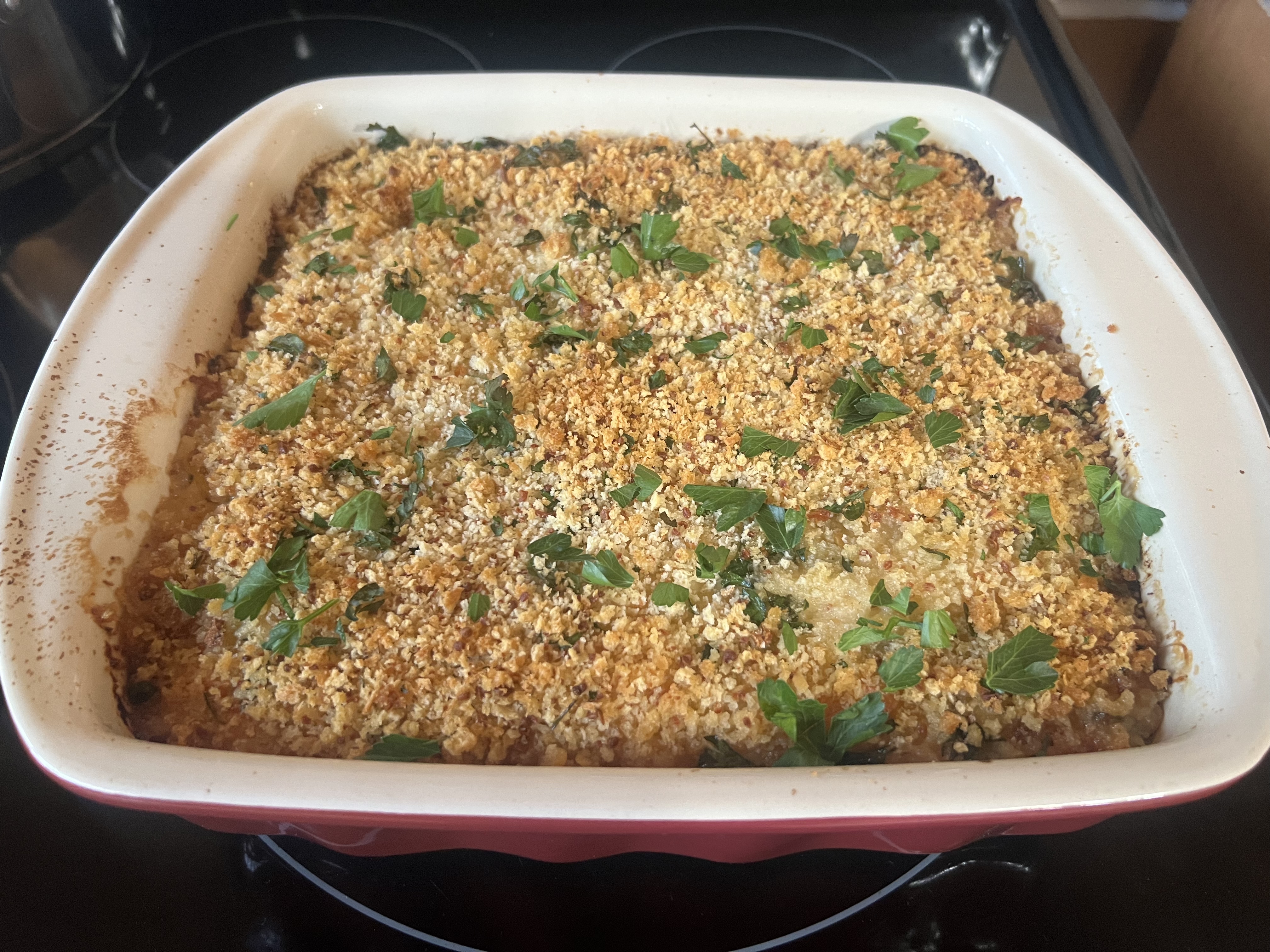 Summer Squash With Smoked Sausage Casserole