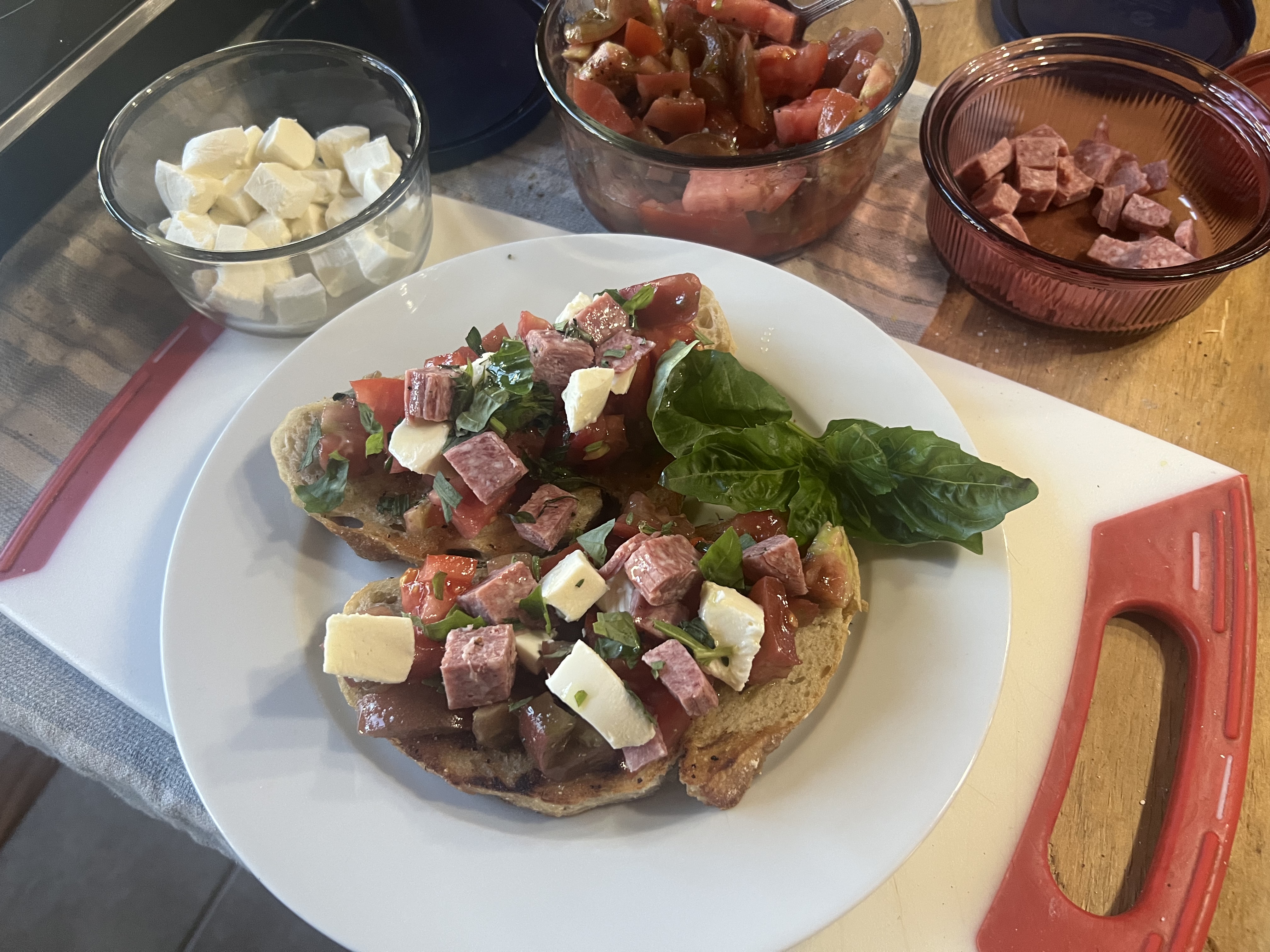 Heirloom Tomato Bruschetta