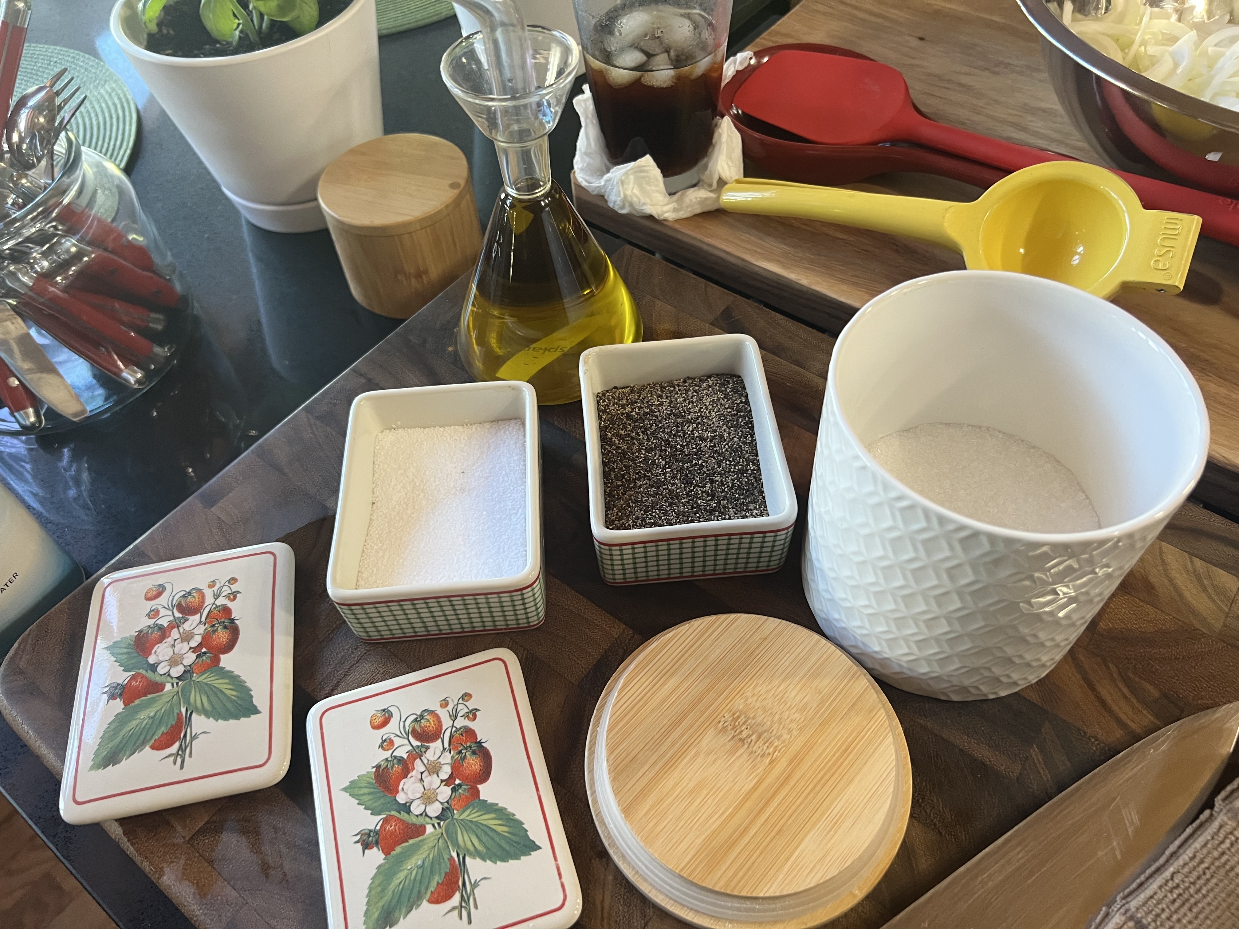 Kosher Salt and Black Pepper