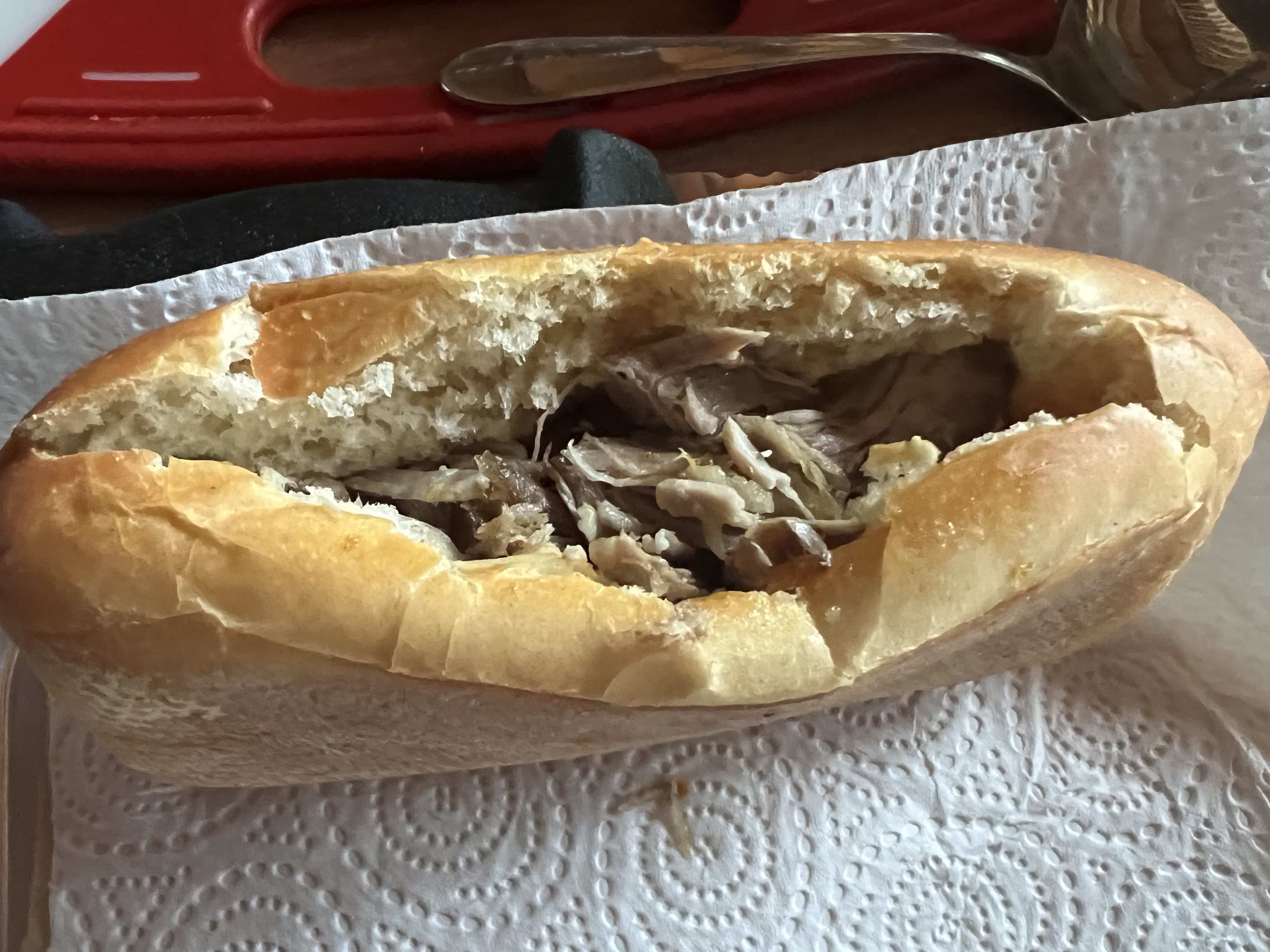 Philly-Style Pulled Pork Cheese Steaks With Pork Au Jus