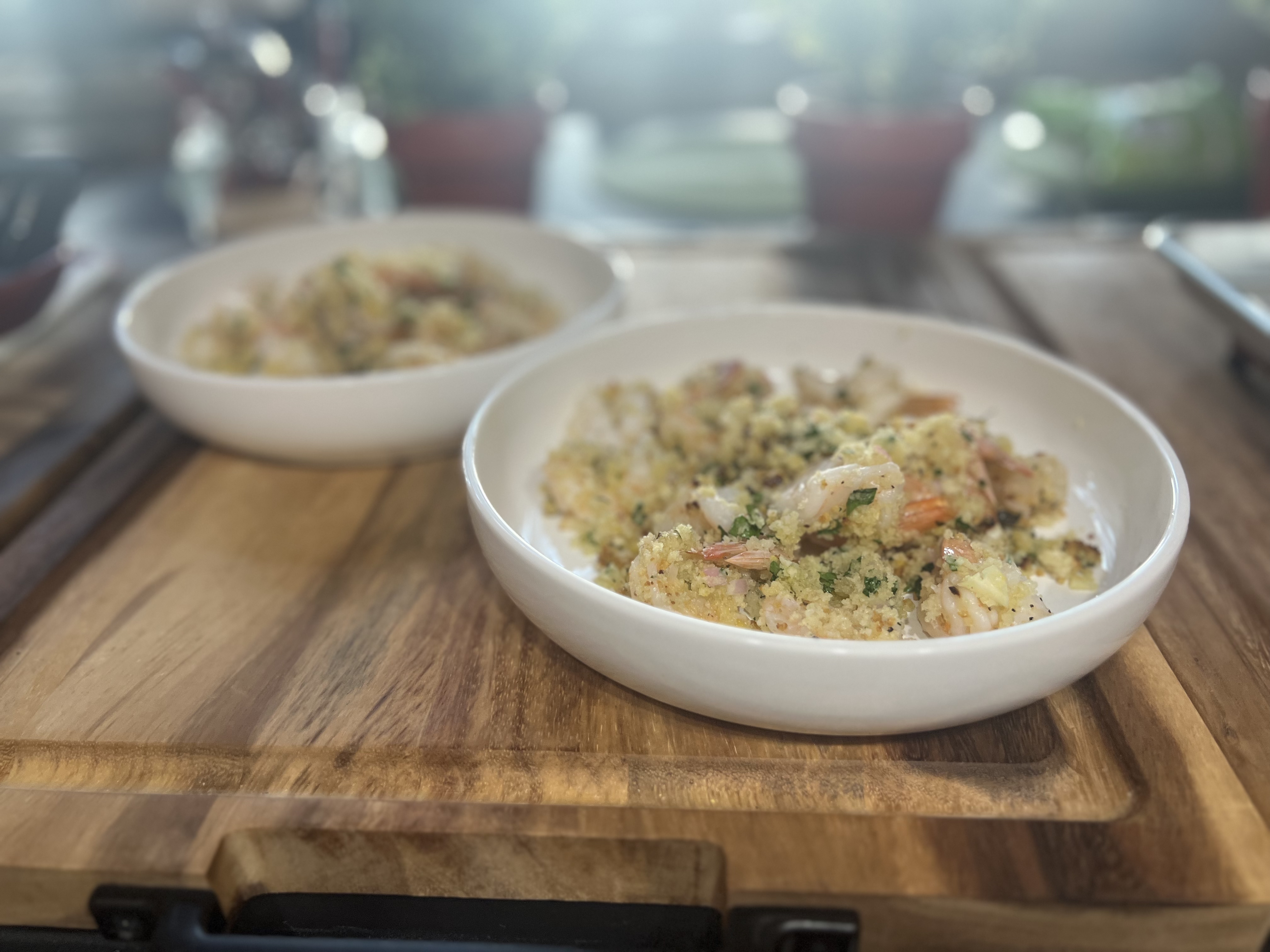 Oven Baked Shrimp Scampi