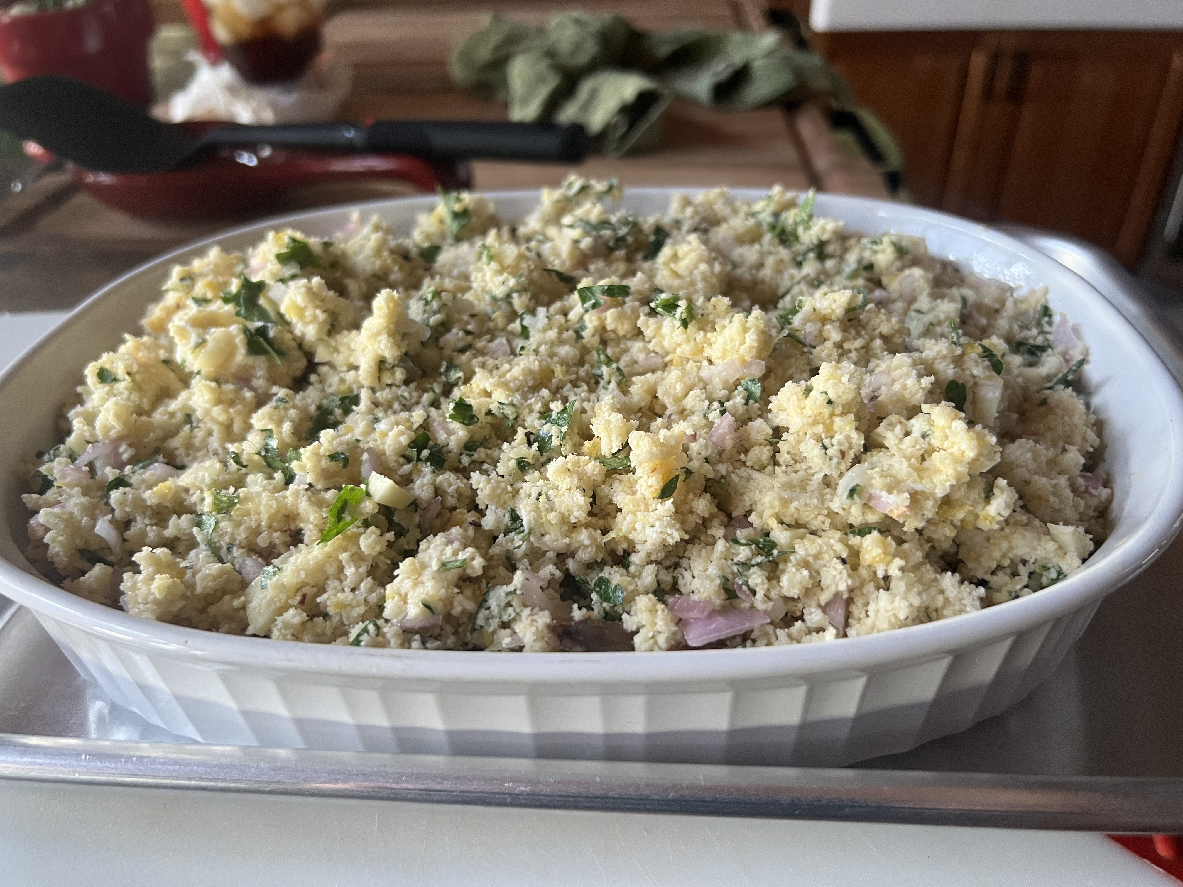 Oven Baked Shrimp Scampi