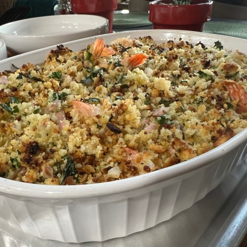 Oven Baked Shrimp Scampi