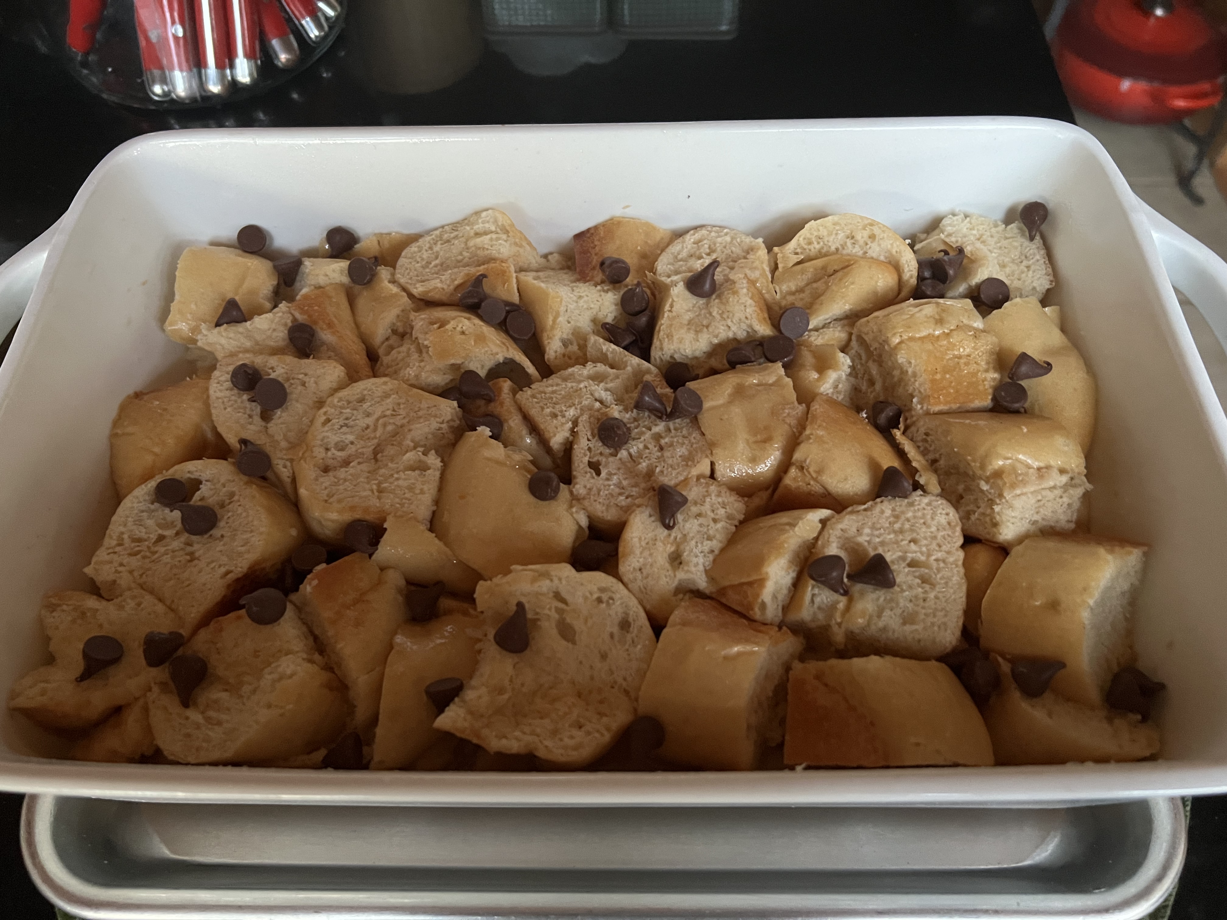 Bread Pudding With Vanilla Sauce