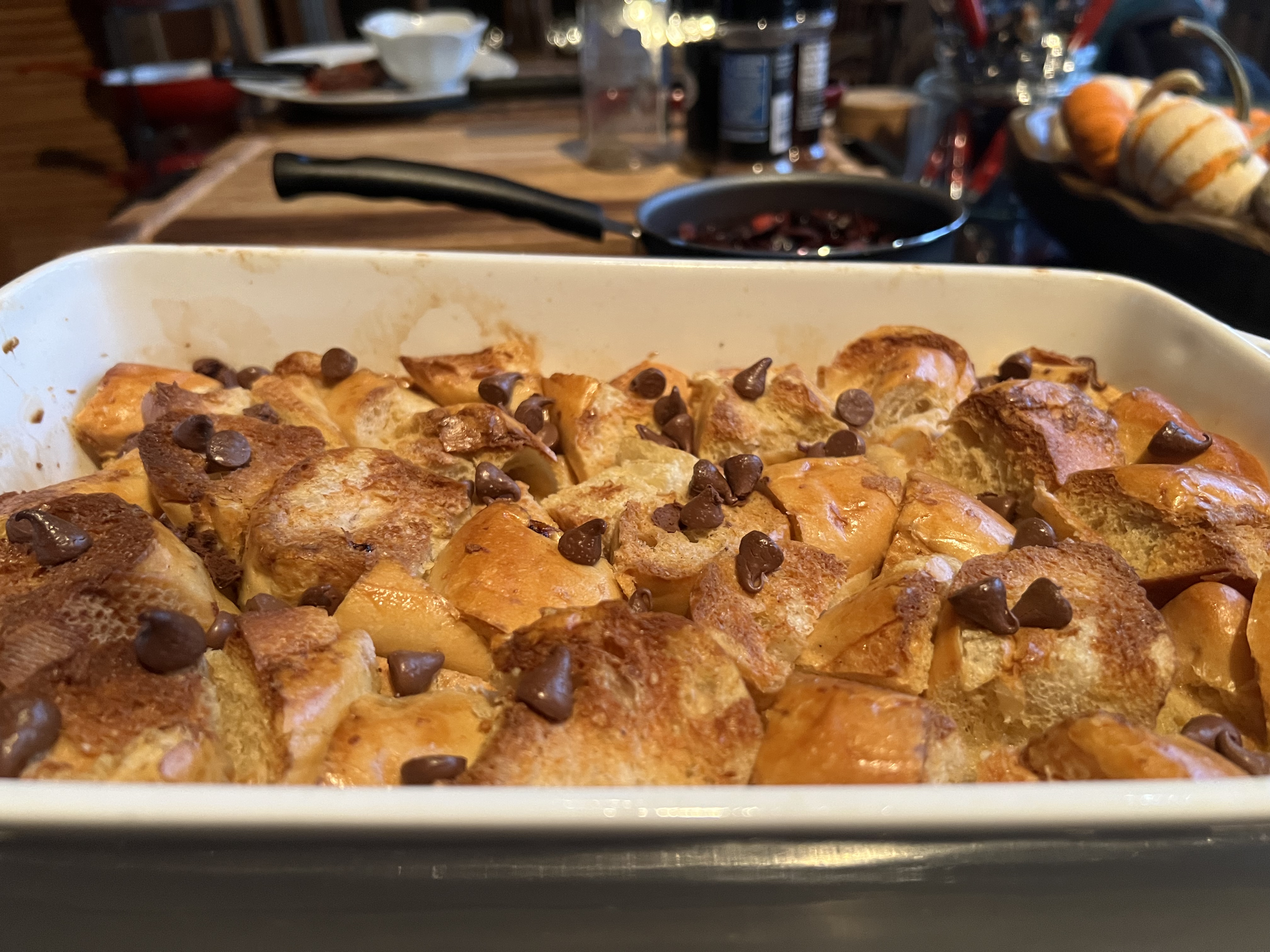 Bread Pudding With Vanilla Sauce