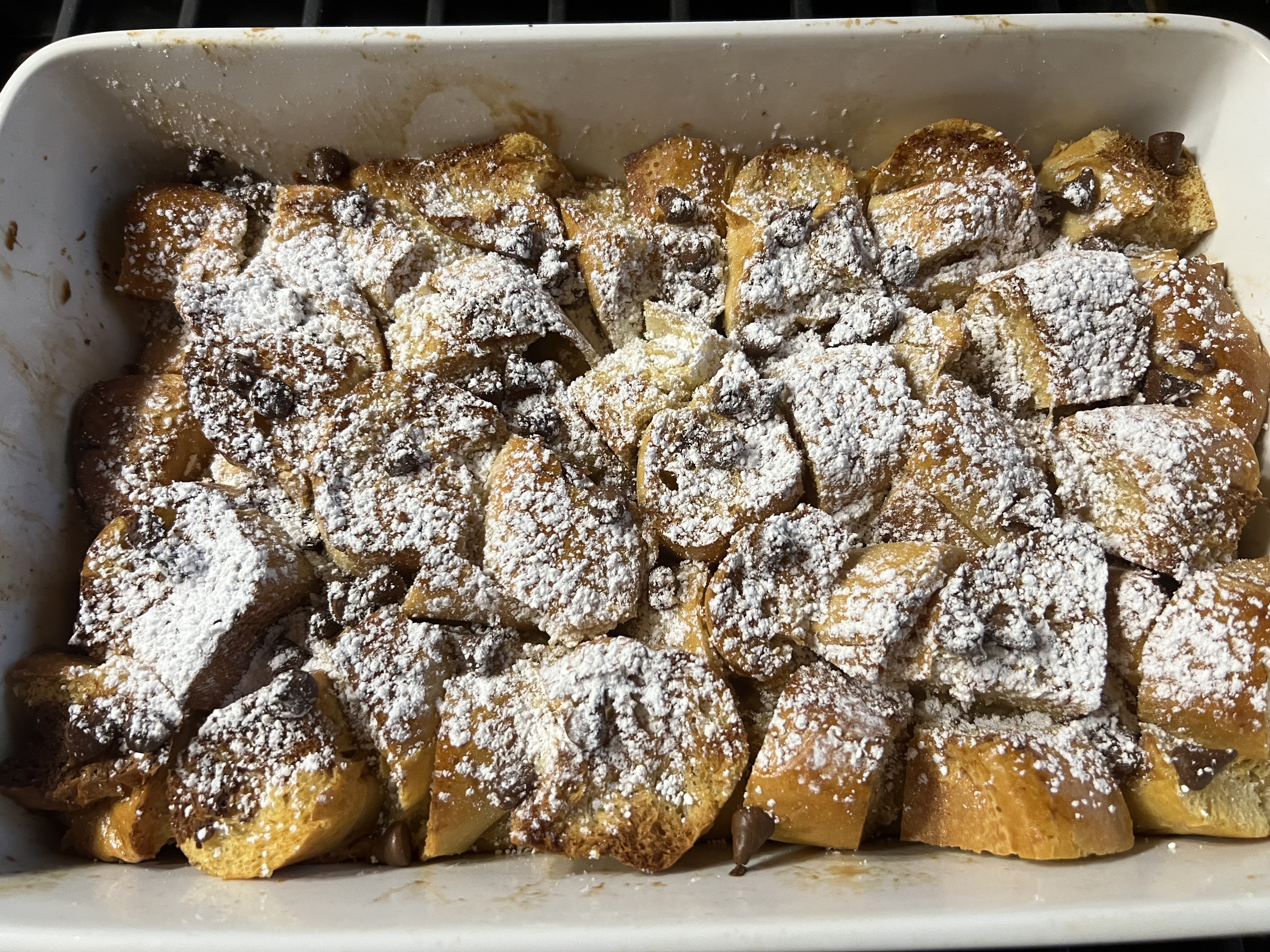 Bread Pudding With Vanilla Sauce 