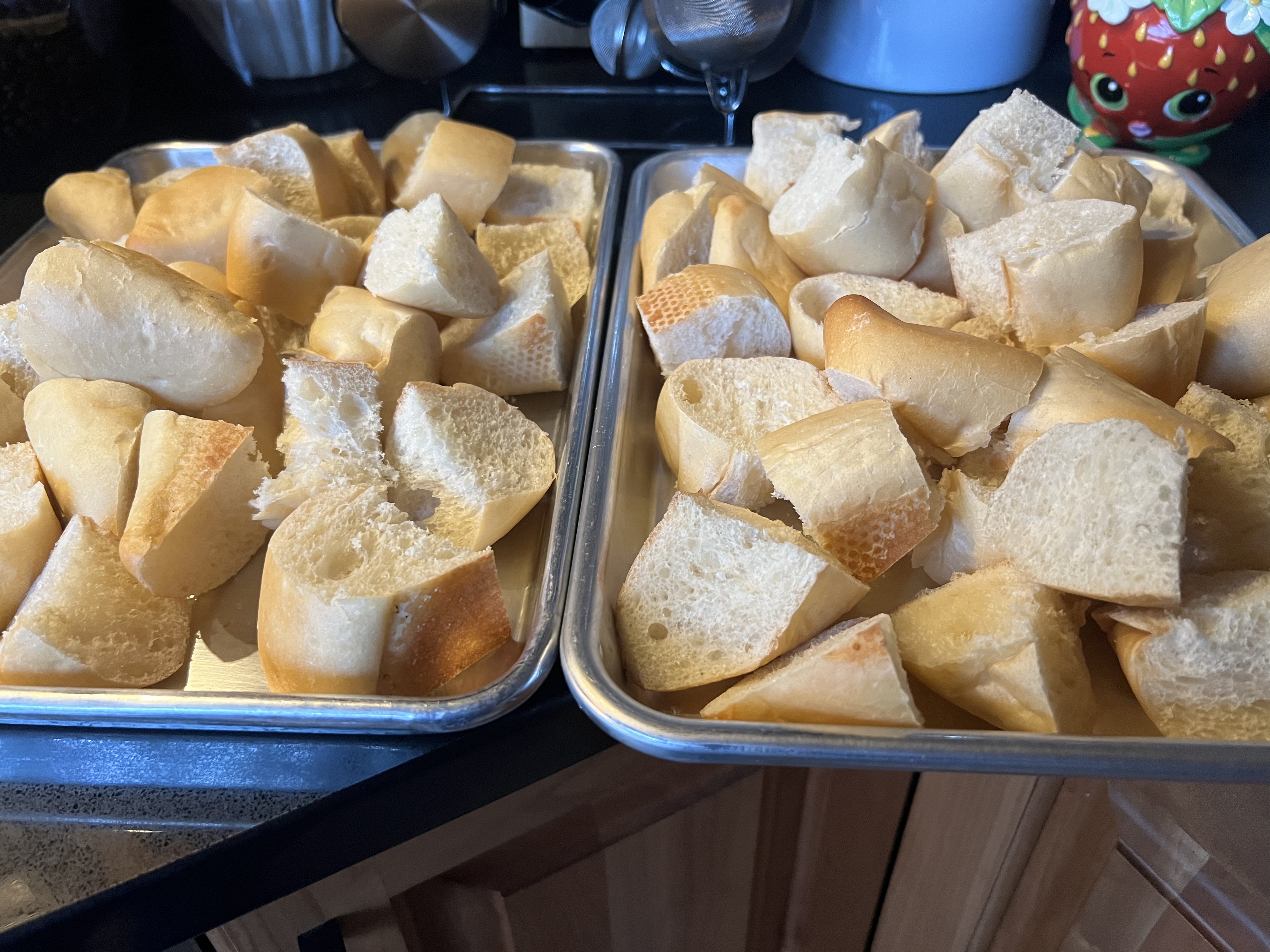 Bread Pudding With Vanilla Sauce 