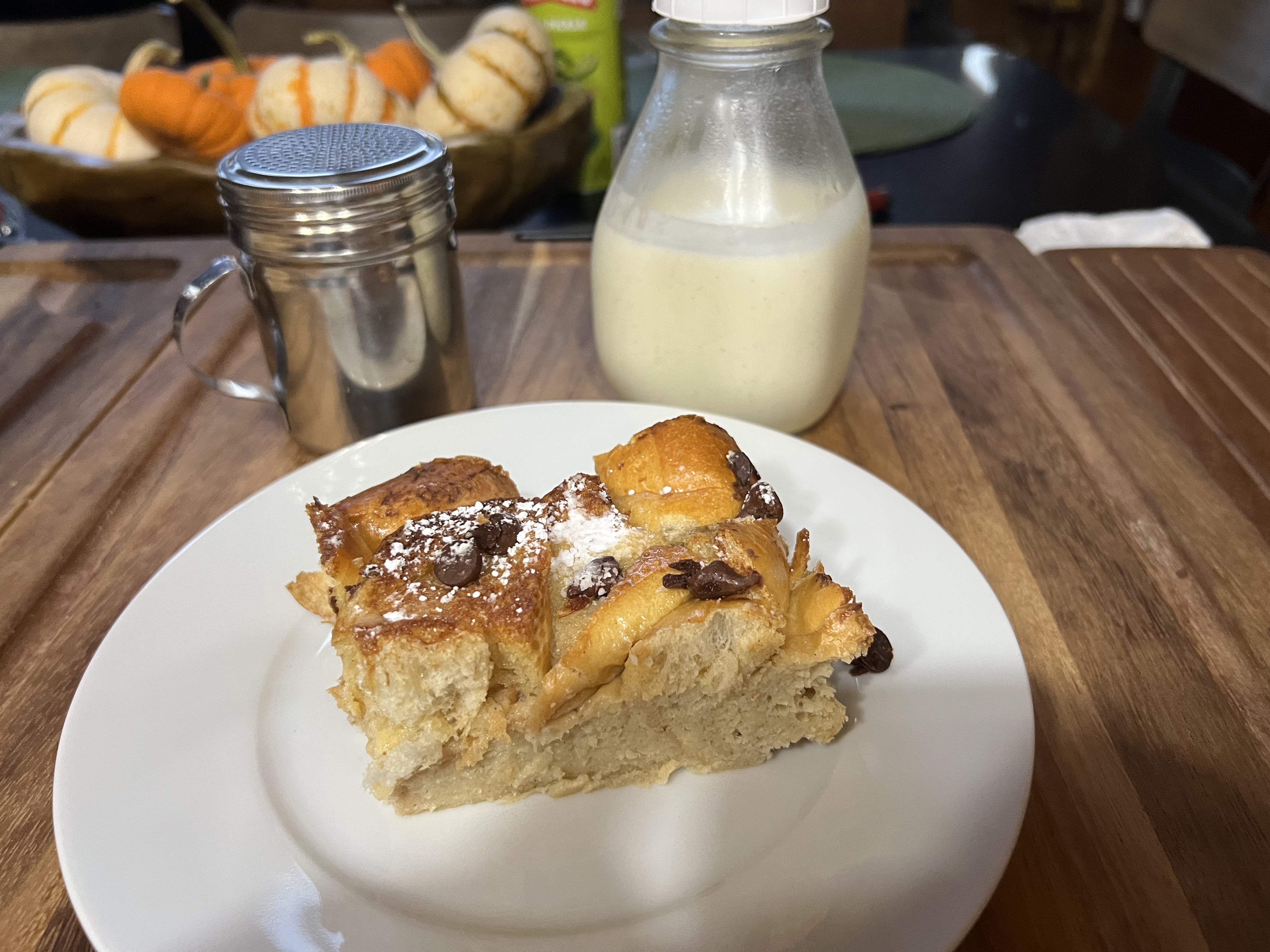 Bread Pudding With Vanilla Sauce 