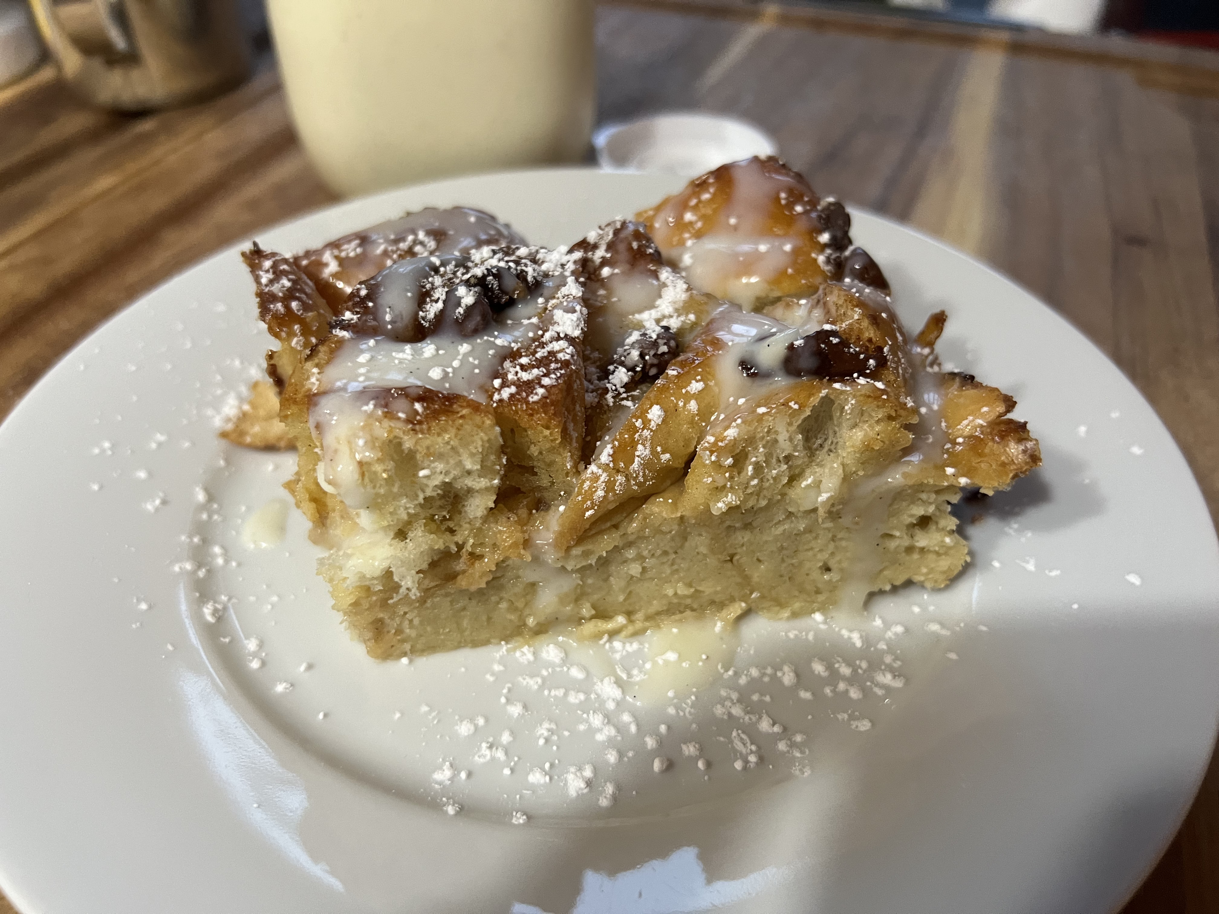 Bread Pudding With Vanilla Sauce