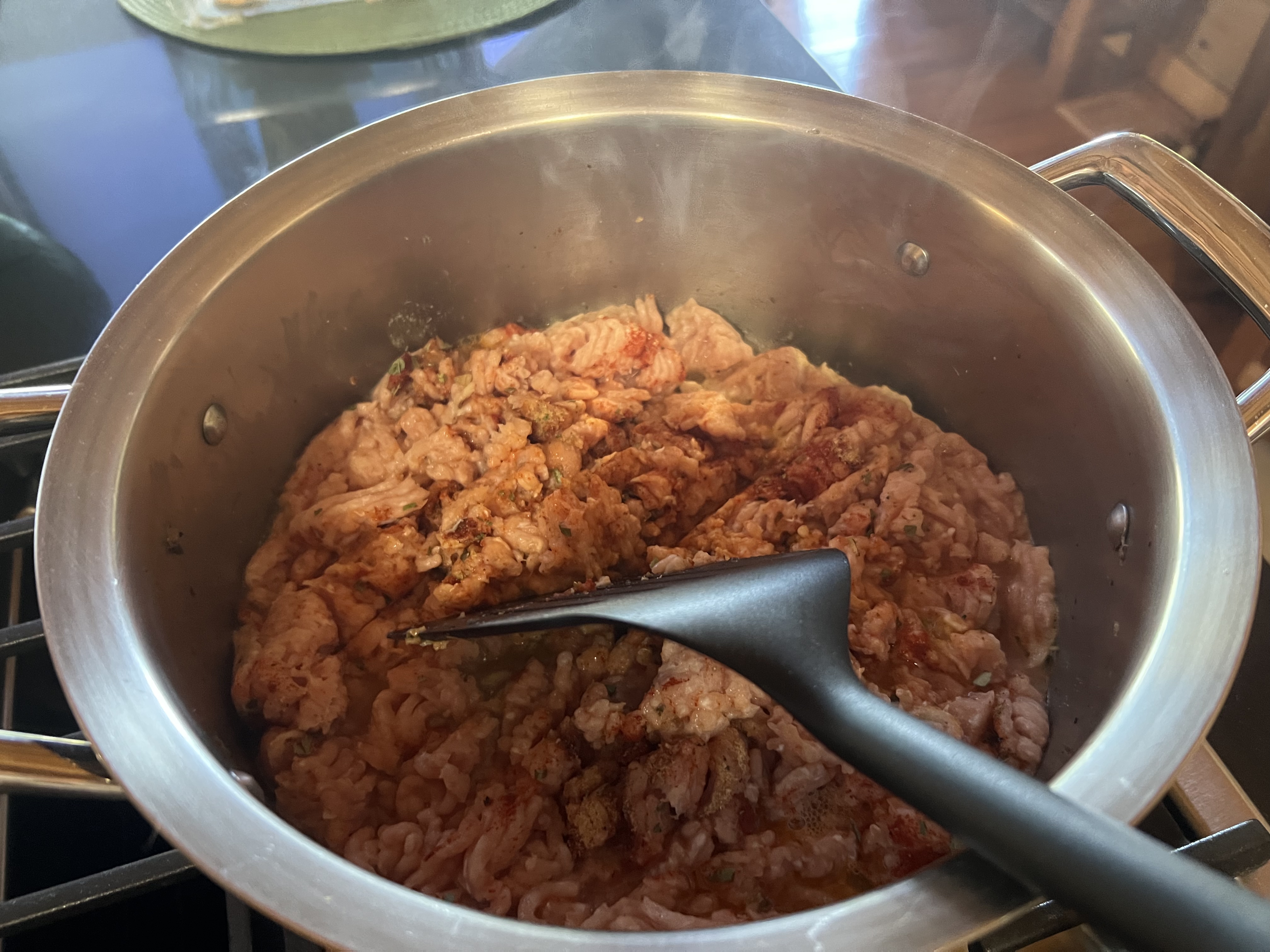 Stuffed Bell Peppers With Tomato Jus