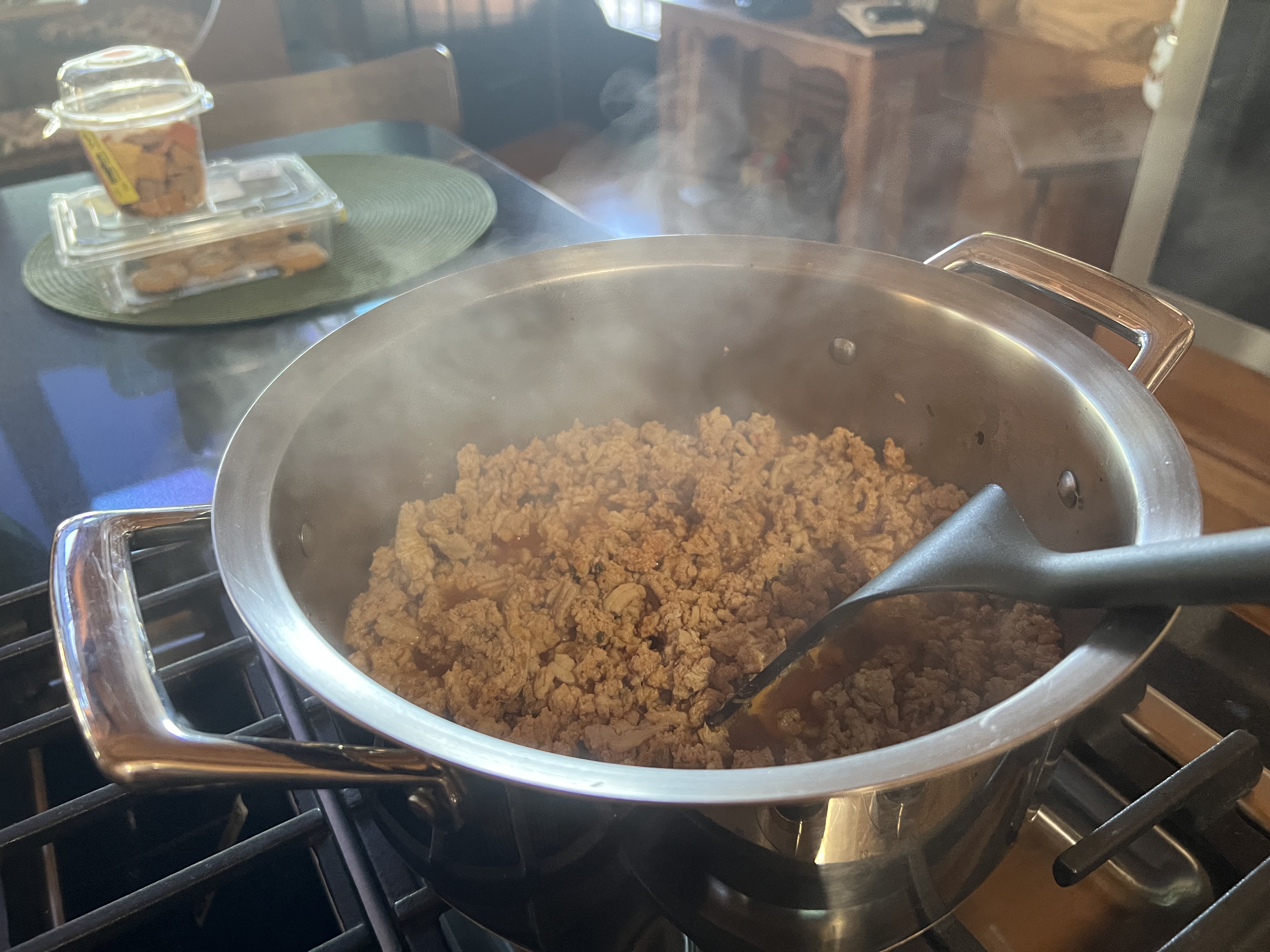 Stuffed Bell Peppers With Tomato Jus