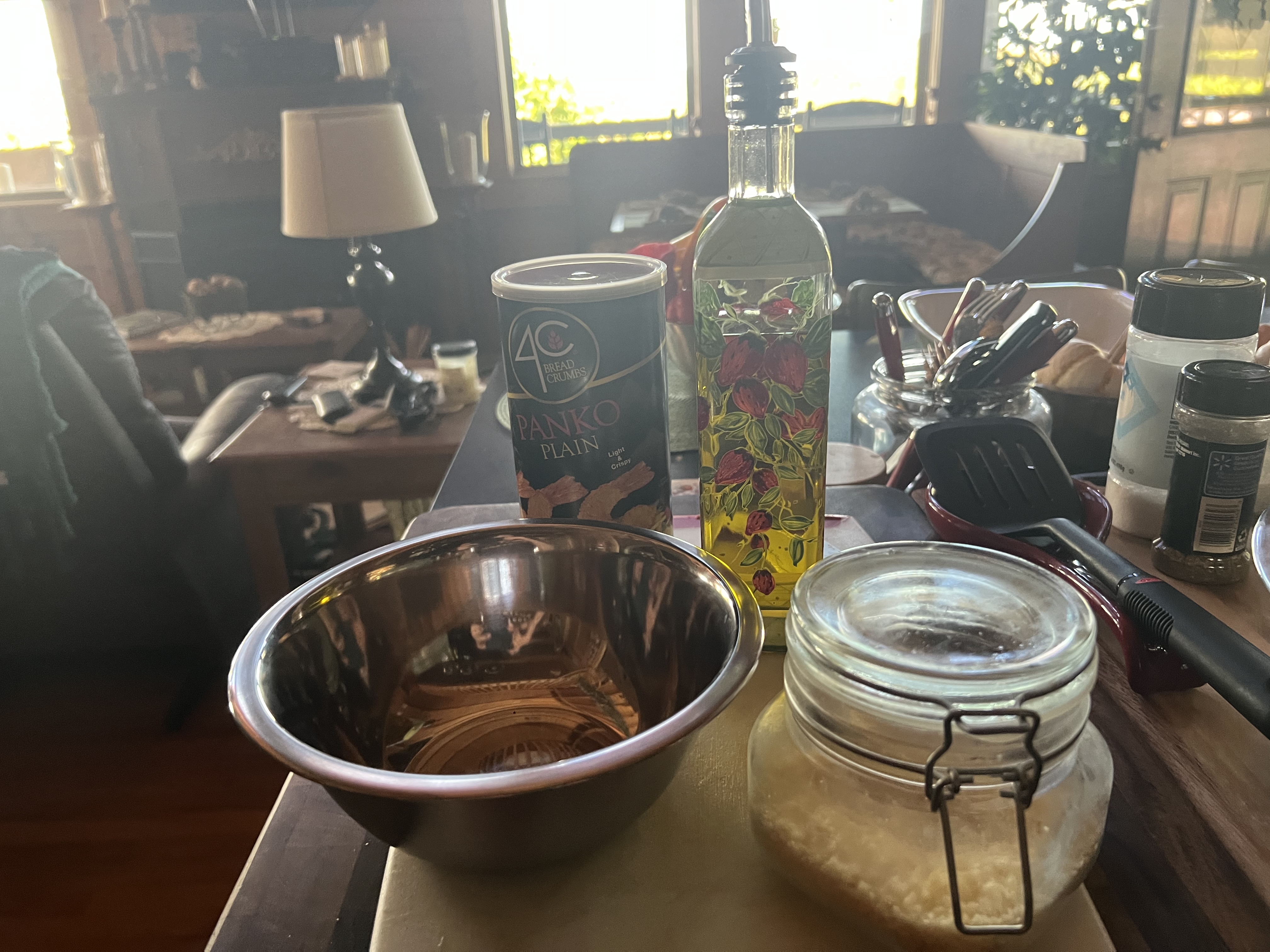 Stuffed Bell Peppers With Tomato Jus