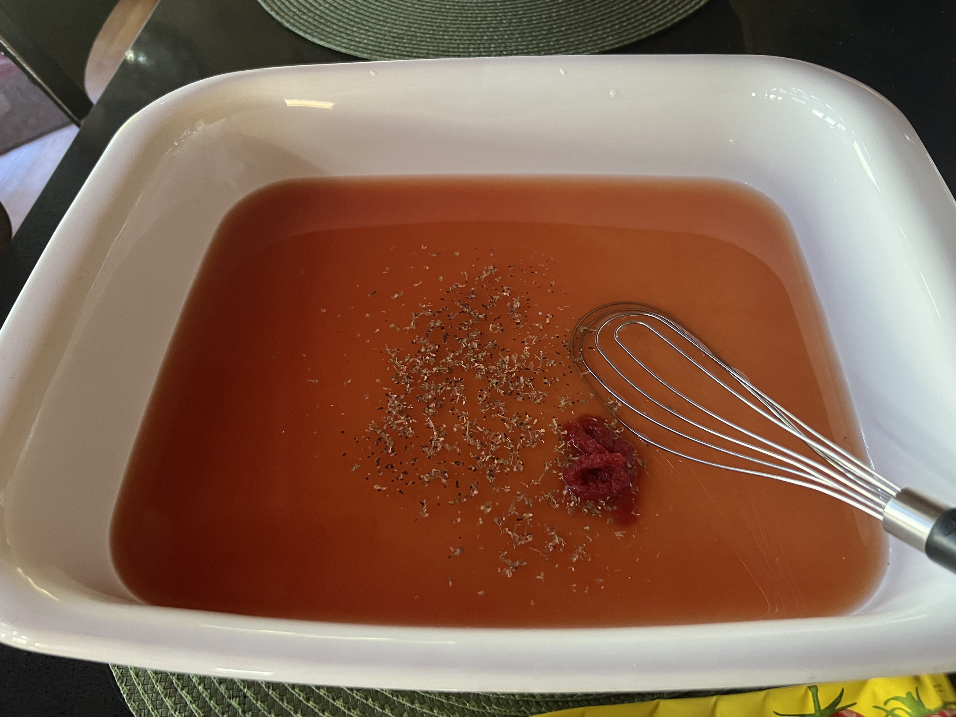 Stuffed Bell Peppers With Tomato Jus