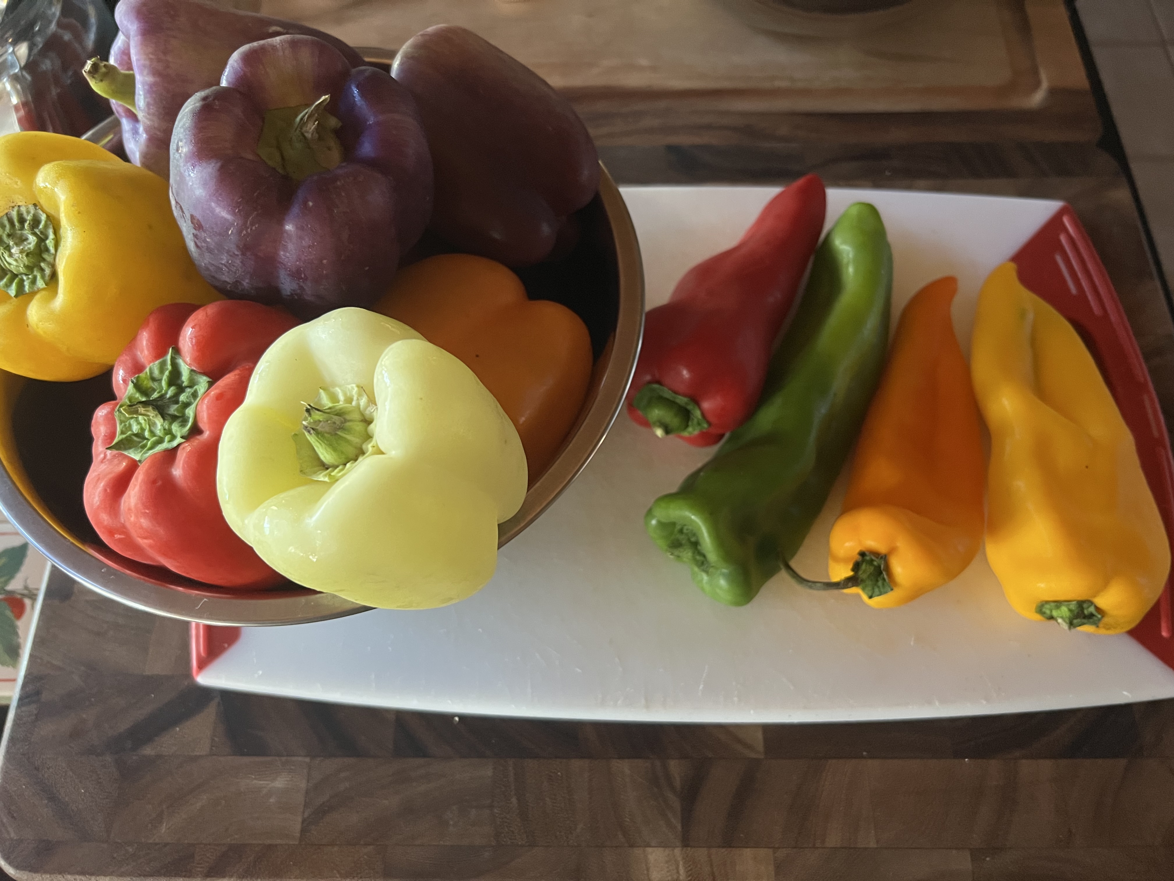 Stuffed Bell Peppers With Tomato Jus