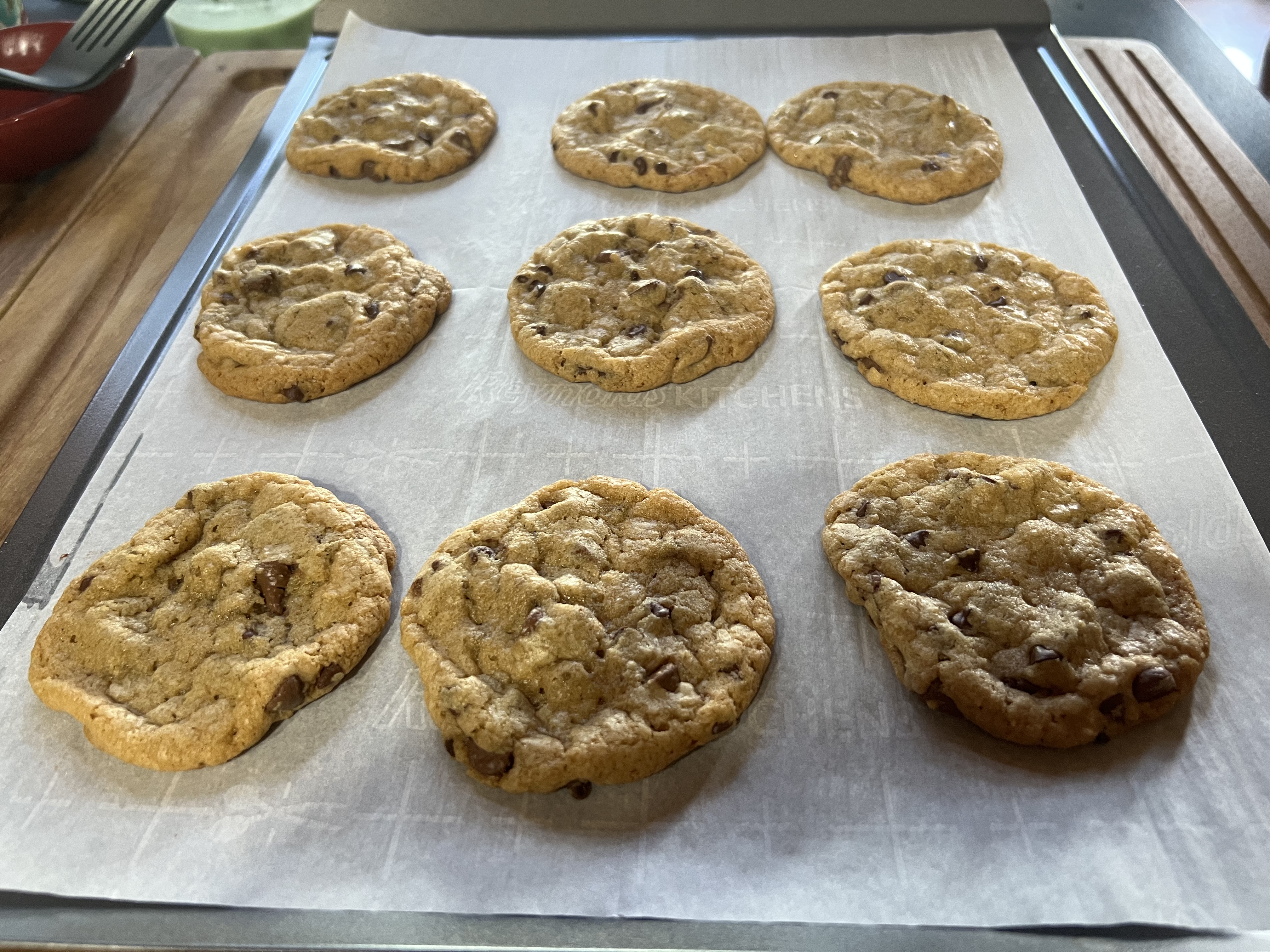 Thin And Chewy Chocolate Chip Cookies (