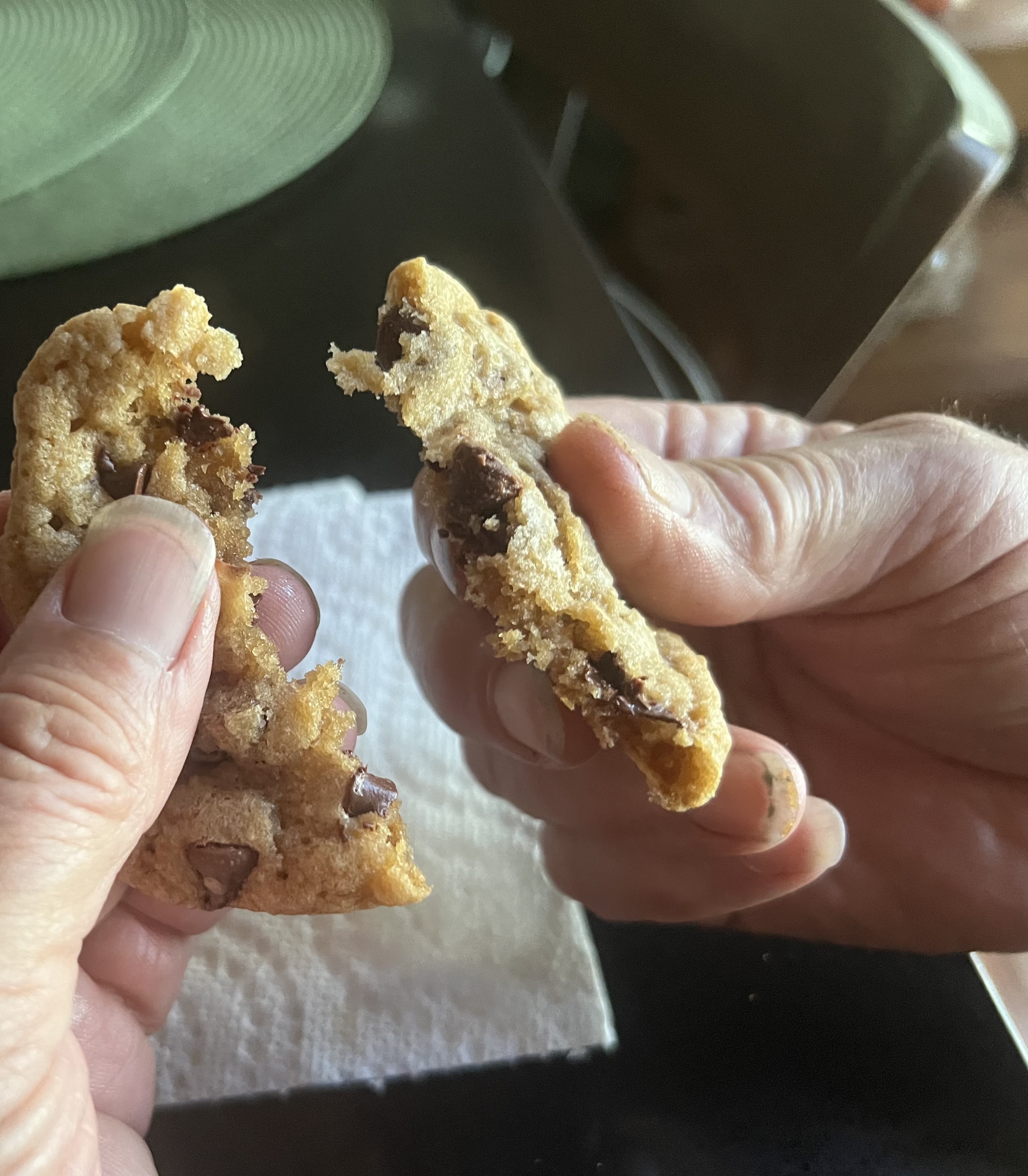 Thin And Chewy Chocolate Chip Cookies